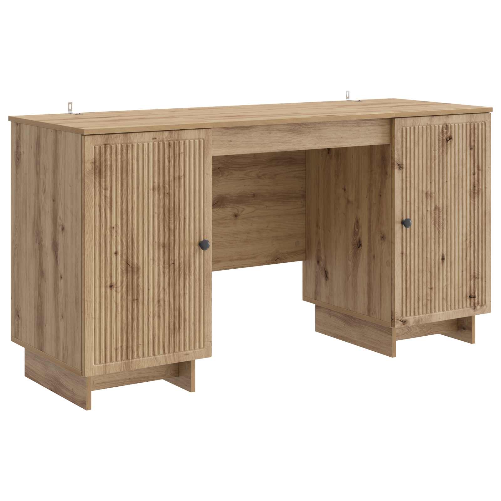 Bureau Chêne artisanal Bois d'ingénierie 142,5 x 50 x 75 cm - XIOS