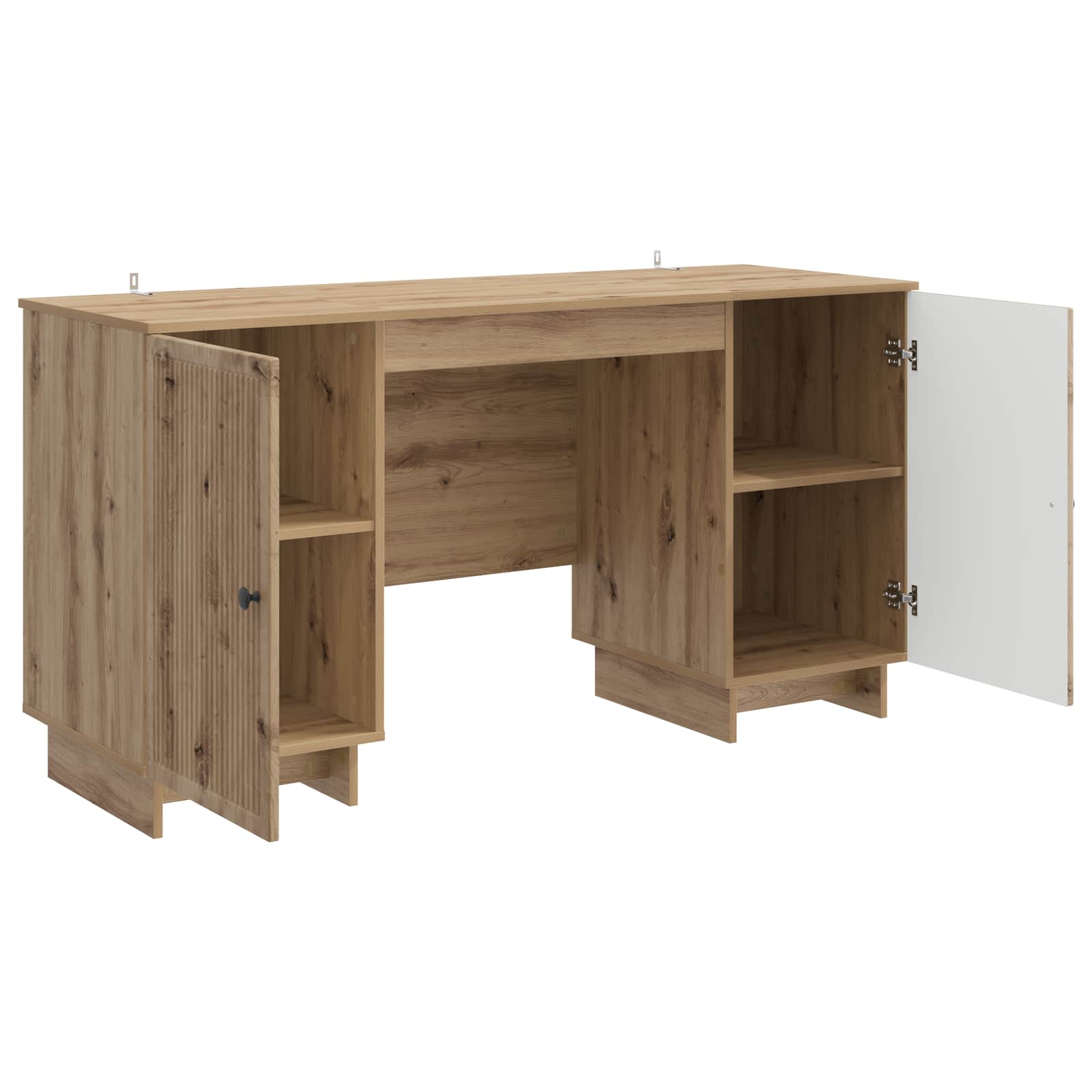 Bureau Chêne artisanal Bois d'ingénierie 142,5 x 50 x 75 cm