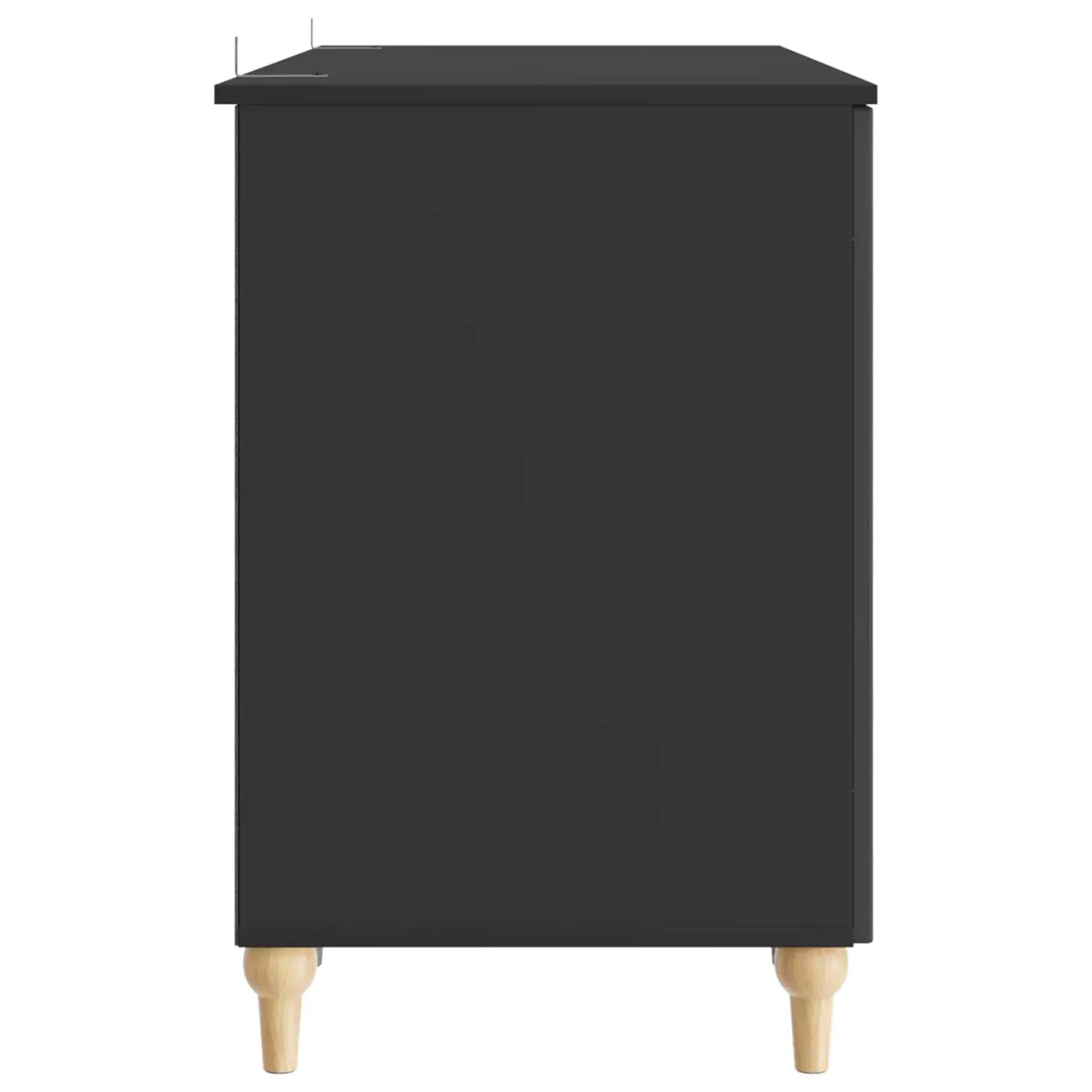 Bureau Noir 142,5 x 50 x 75 cm Bois d’ingénierie - XIOS