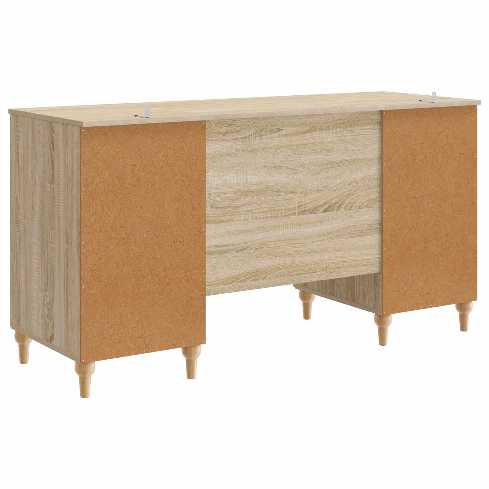 Bureau avec étagère Sonoma 142,5 x 50 x 75 cm Bois d'ingénierie - XIOS