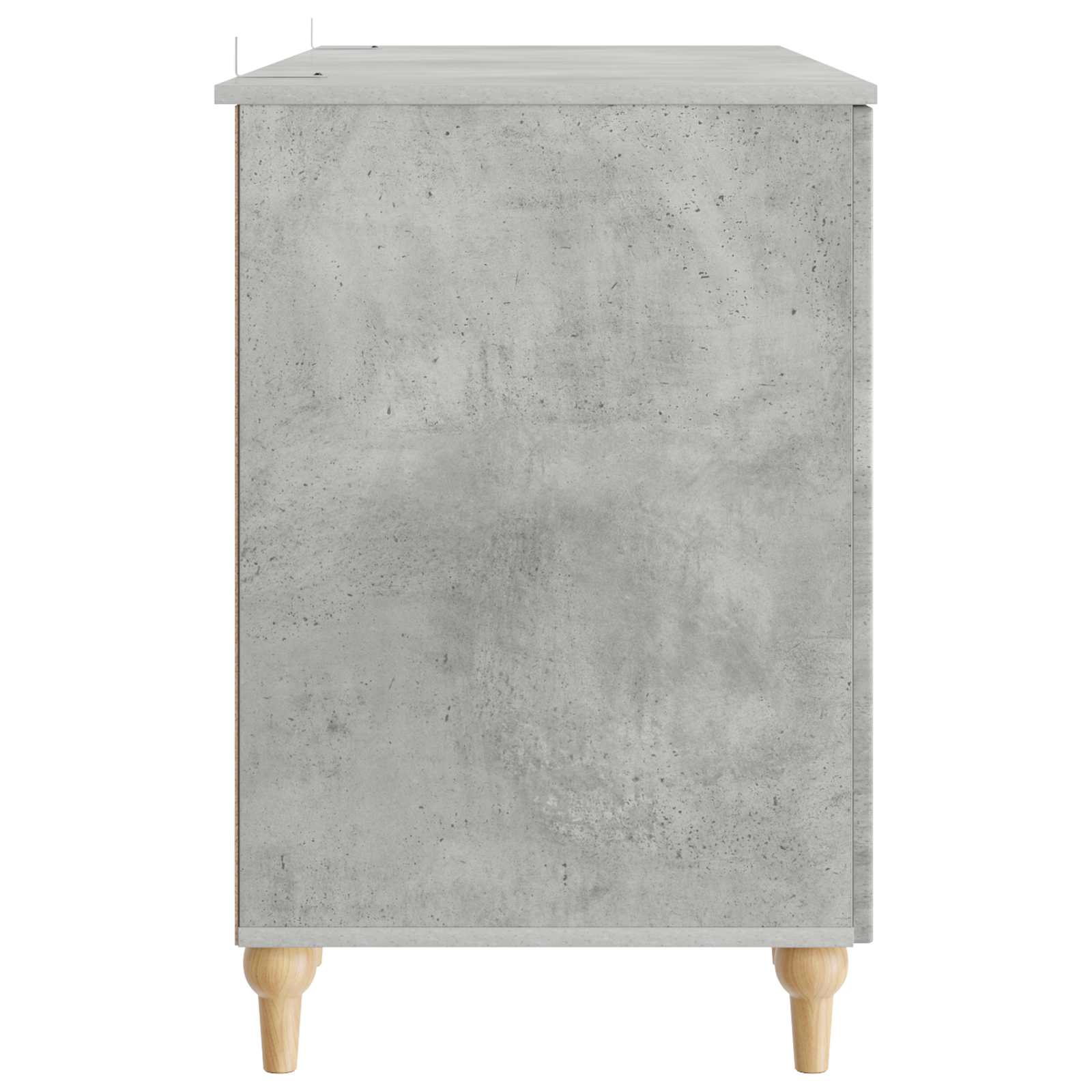 Bureau Gris béton 142,5 x 50 x 75 cm Bois d'ingénierie - XIOS