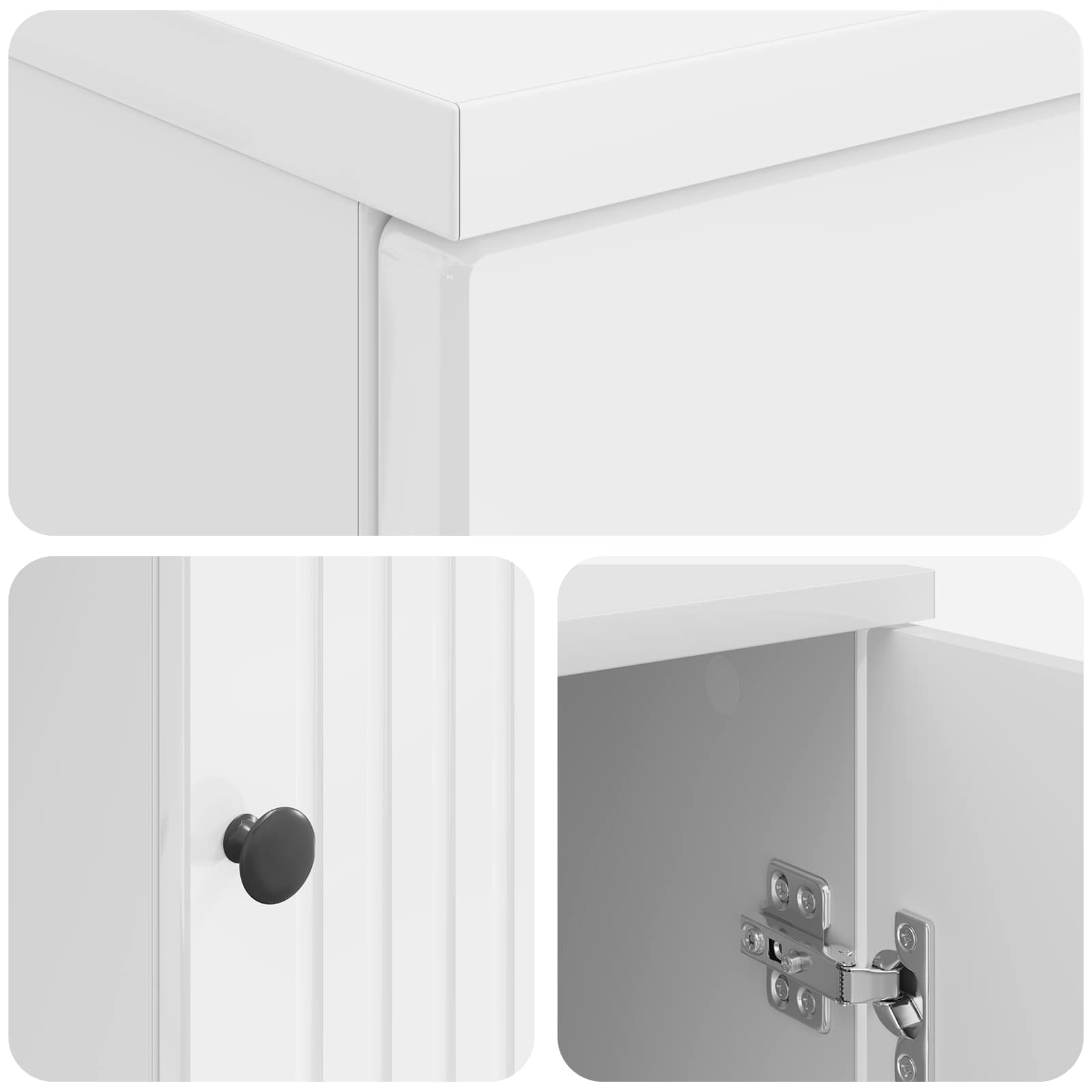 Bureau Blanc Brillant 142,5 x 50 x 75 cm Bois d'ingénierie - XIOS