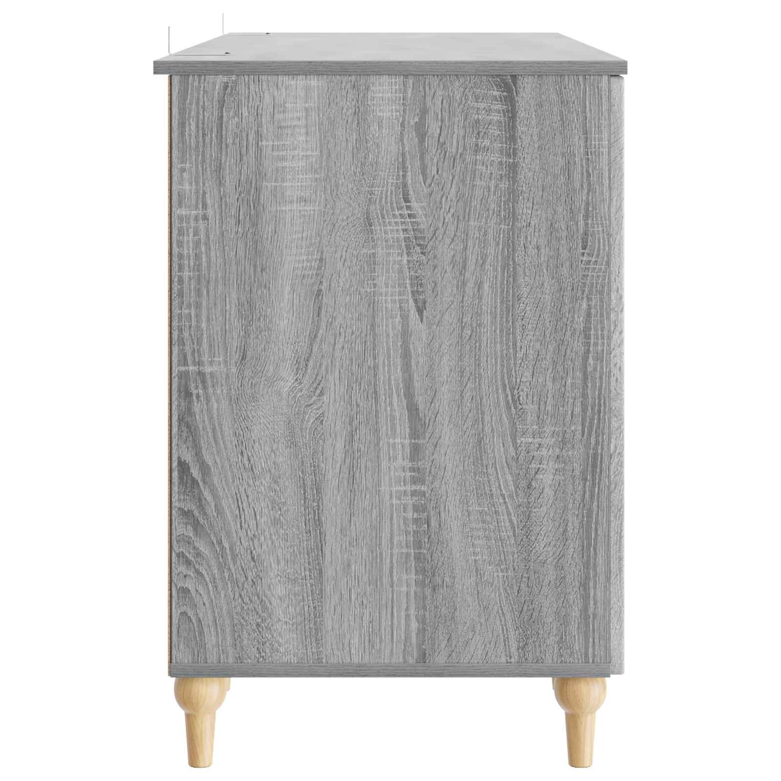 Bureau Sonoma gris 142,5 x 50 x 75 cm Bois d'ingénierie - XIOS