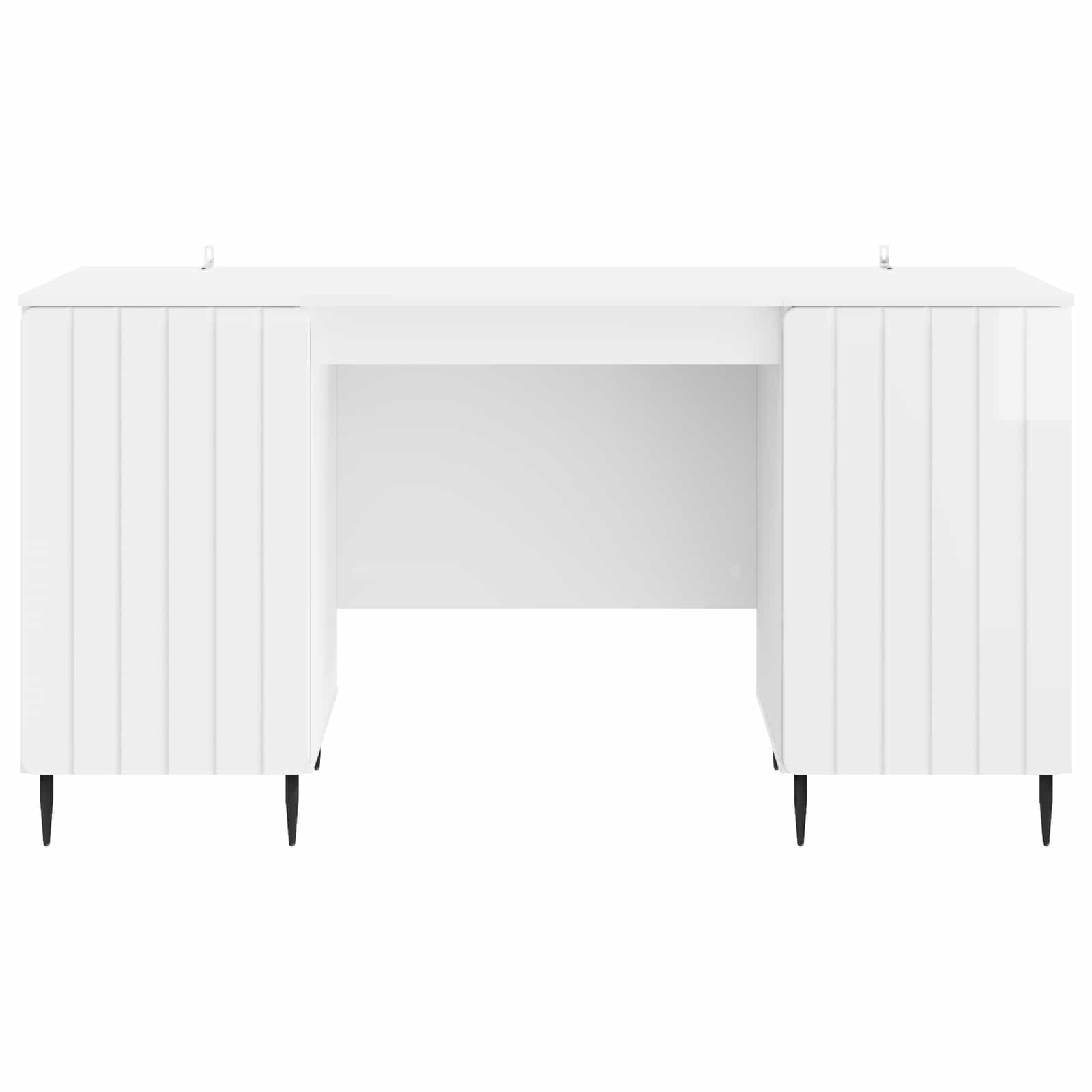 Bureau Blanc brillant 142,5 x 50 x 75 cm Bois d'ingénierie - XIOS