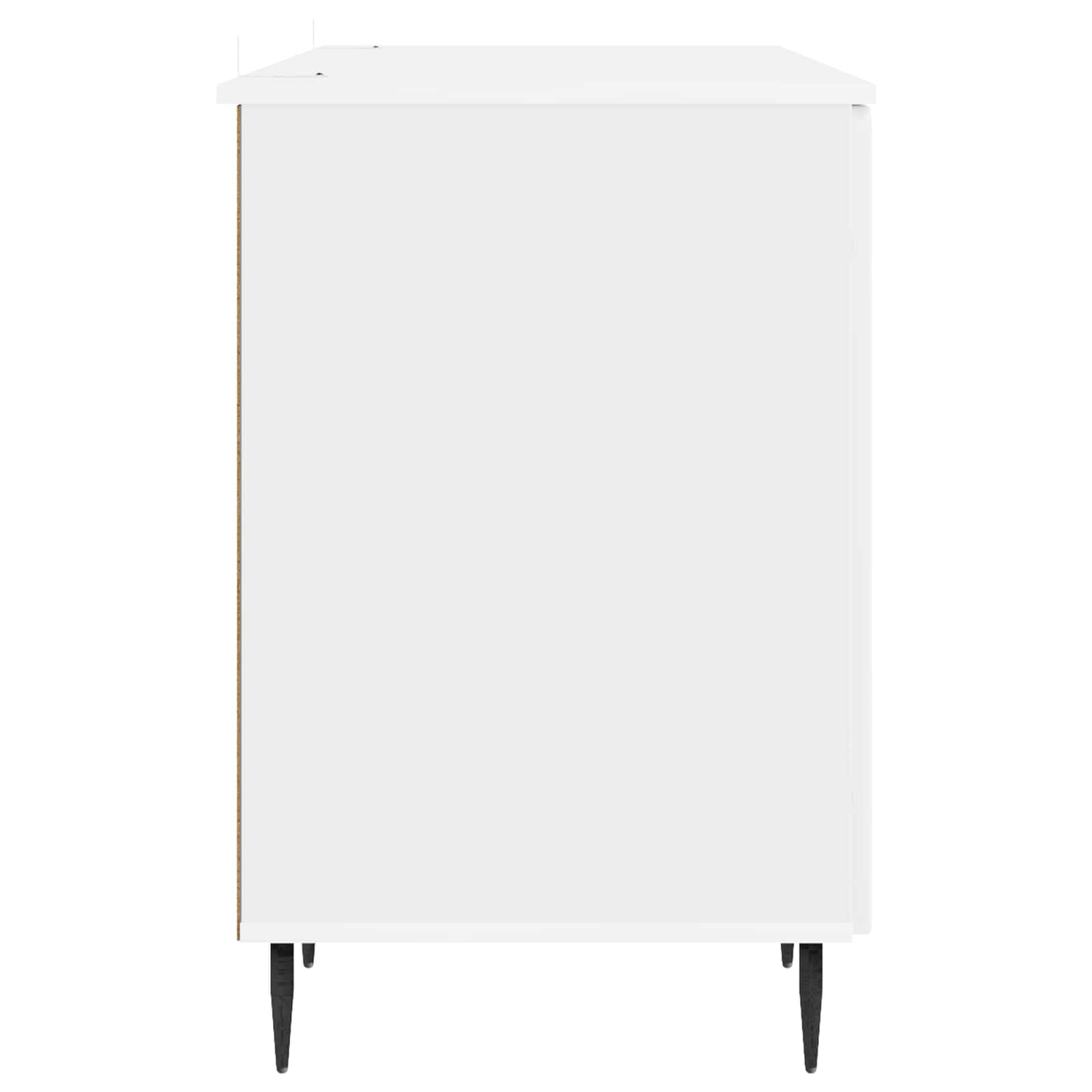 Bureau Blanc brillant 142,5 x 50 x 75 cm Bois d'ingénierie - XIOS