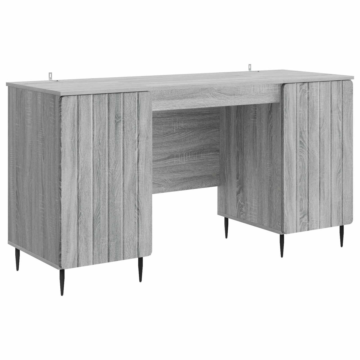 Bureau Sonoma gris 142,5 x 50 x 75 cm Bois d'ingénierie - XIOS