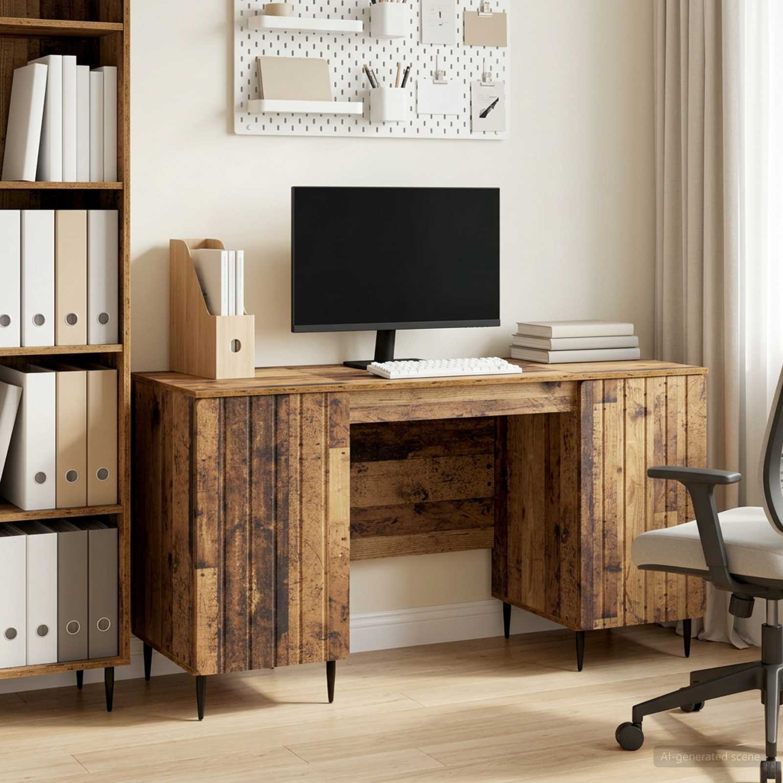Bureau Bois ancien 142,5 x 50 x 75 cm Bois d'ingénierie