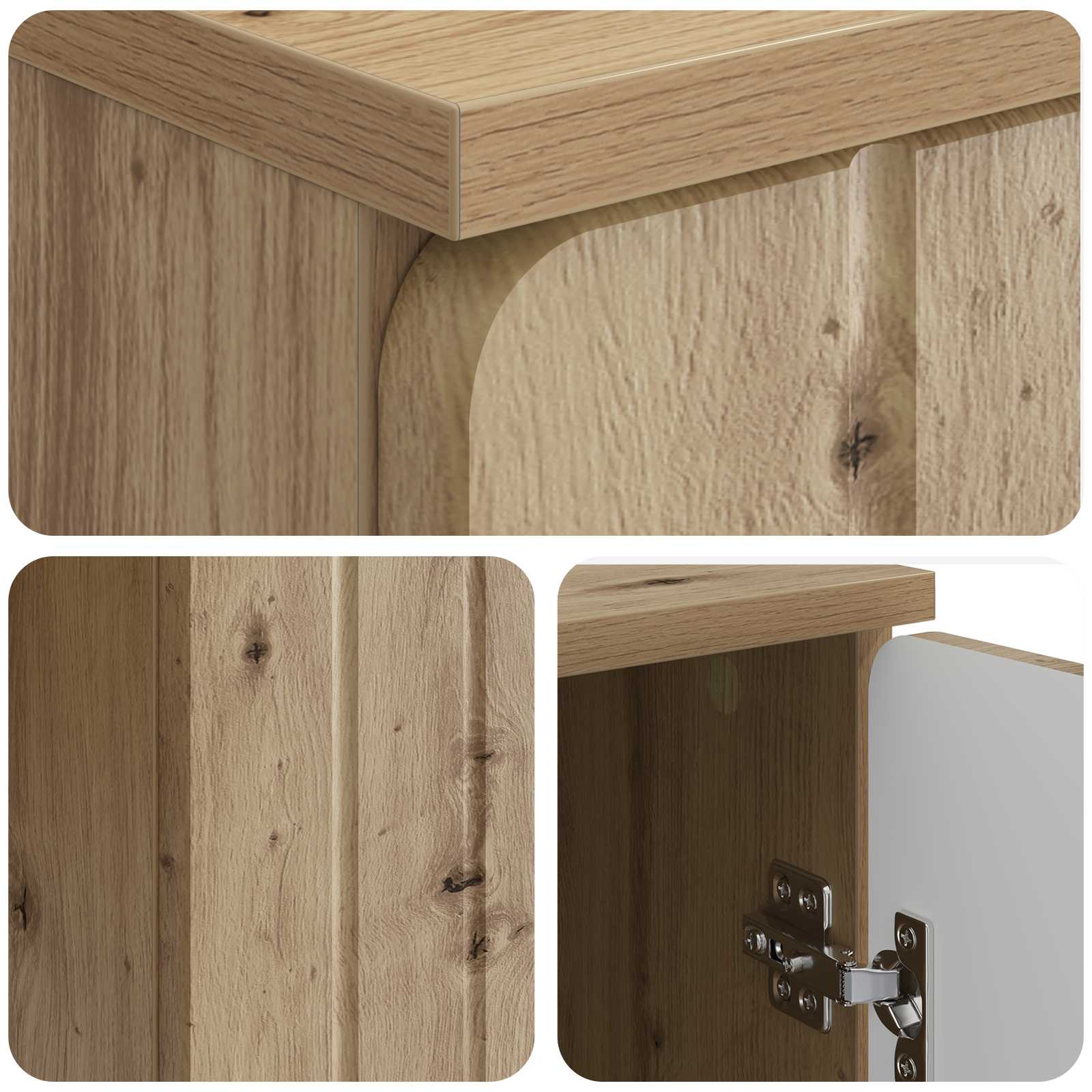 Bureau Chêne artisanal 142,5 x 50 x 75 cm Bois d'ingénierie - XIOS
