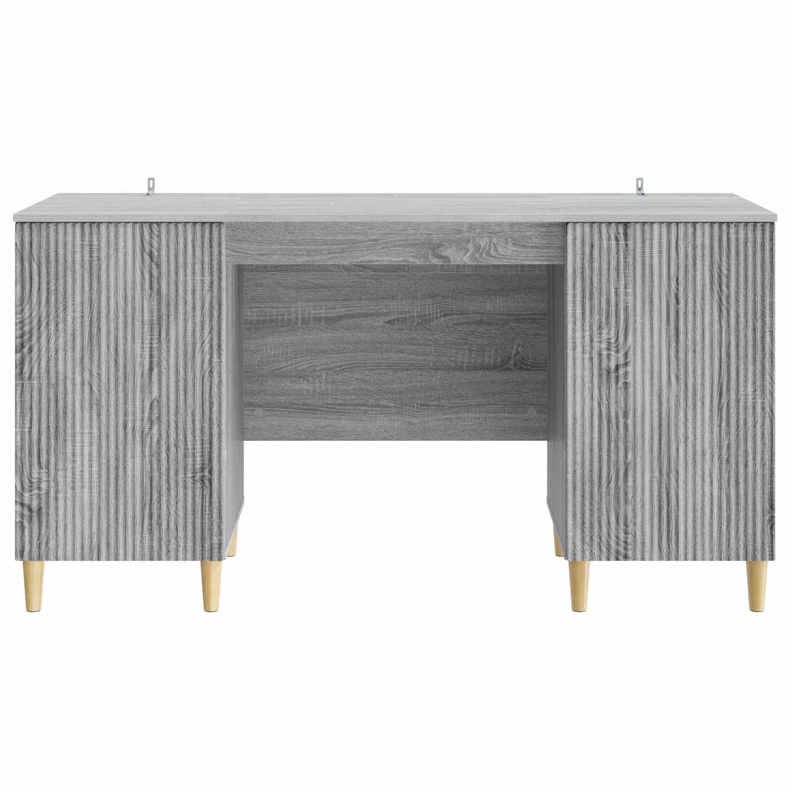 Bureau Sonoma gris 142,5 x 50 x 75 cm Bois d'ingénierie - XIOS