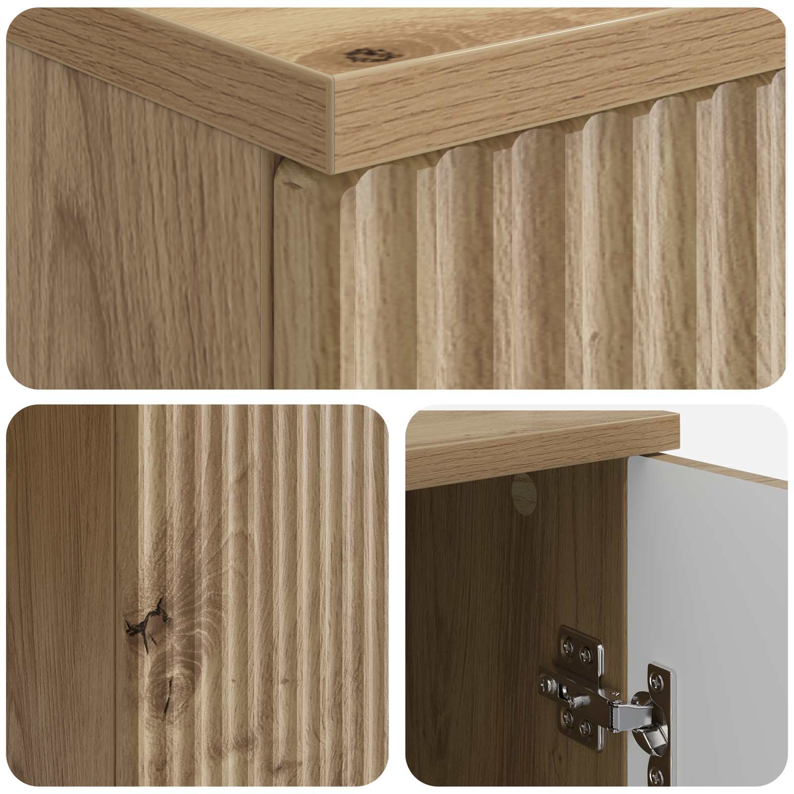 Bureau Chêne artisanal Bois d'ingénierie 142,5 x 50 x 75 cm - XIOS