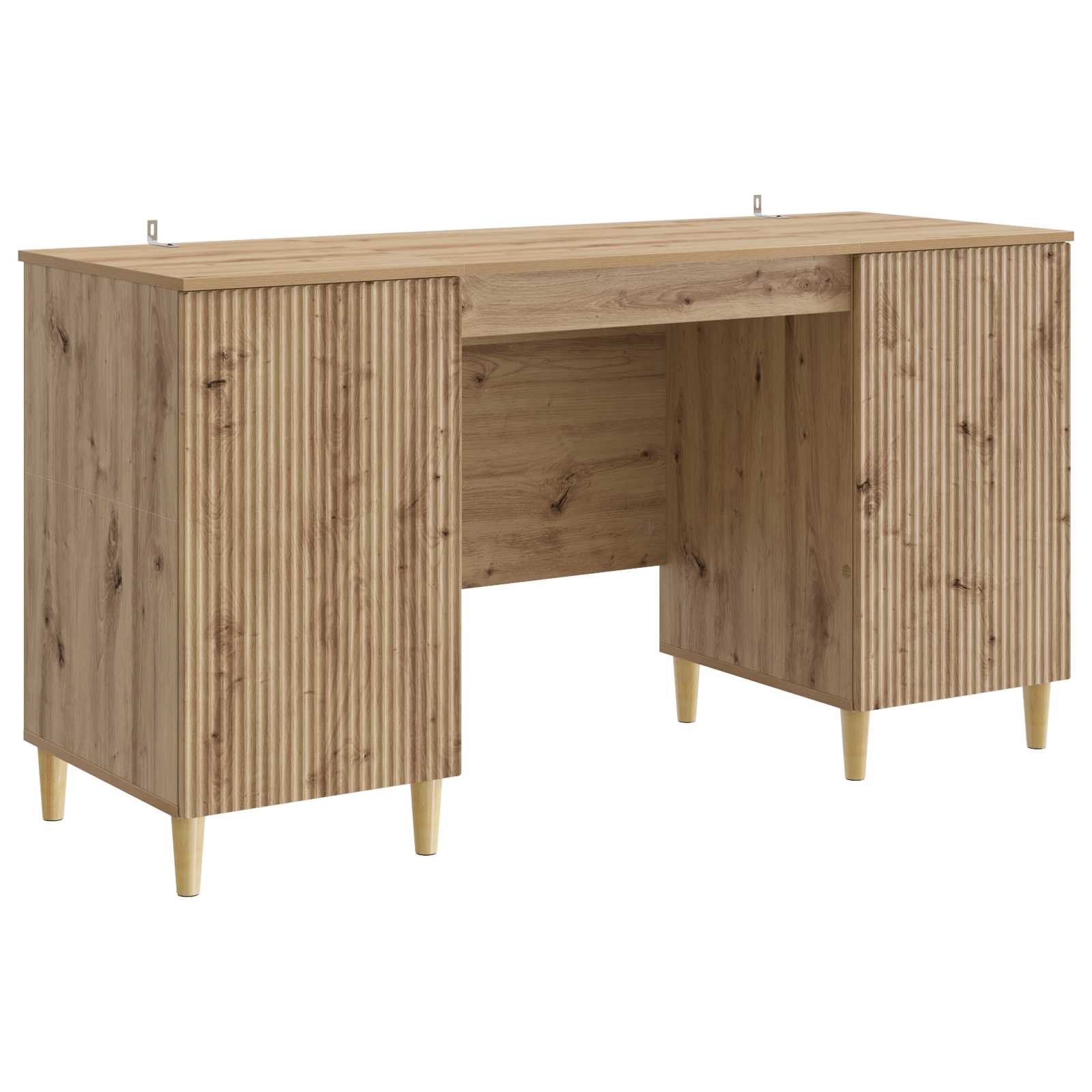 Bureau Chêne artisanal Bois d'ingénierie 142,5 x 50 x 75 cm - XIOS