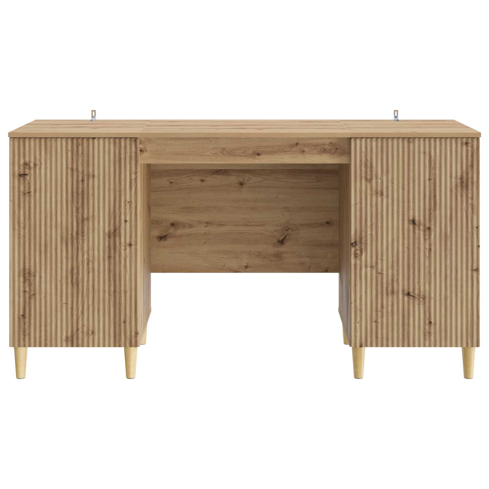 Bureau Chêne artisanal Bois d'ingénierie 142,5 x 50 x 75 cm - XIOS