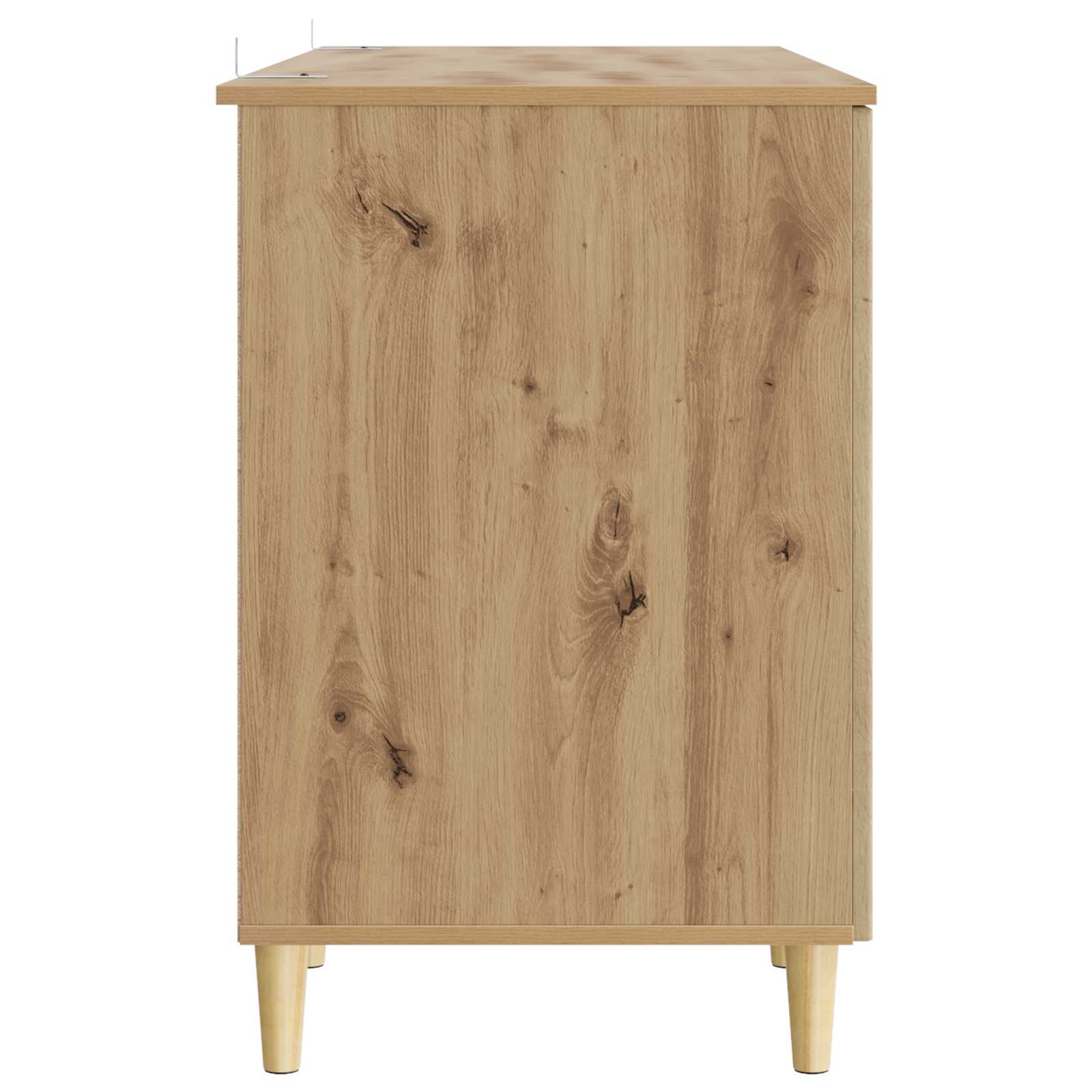 Bureau Chêne artisanal Bois d'ingénierie 142,5 x 50 x 75 cm - XIOS