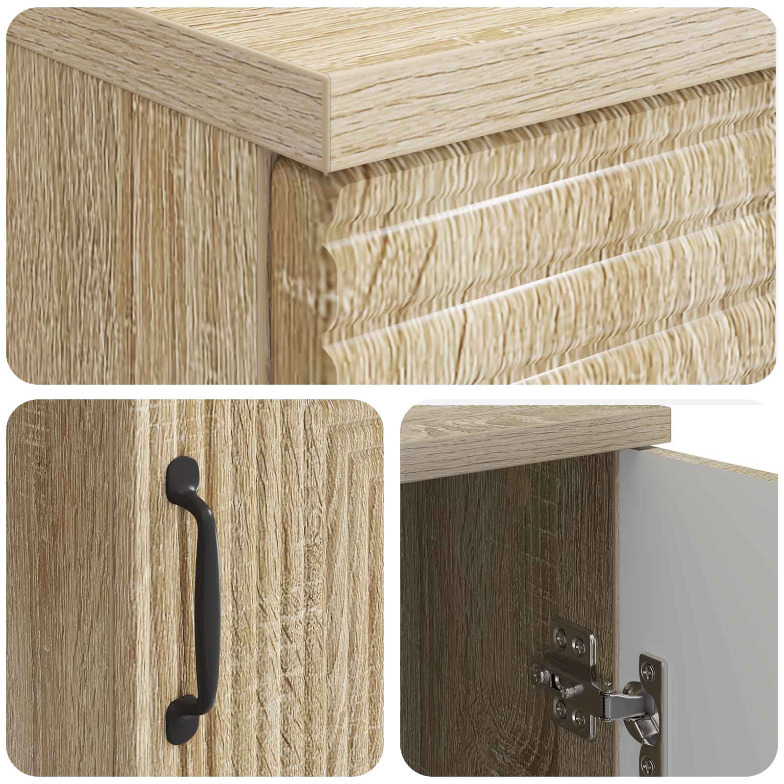 Bureau Chêne Sonoma 142,5 x 50 x 75 cm Bois d'ingénierie - XIOS