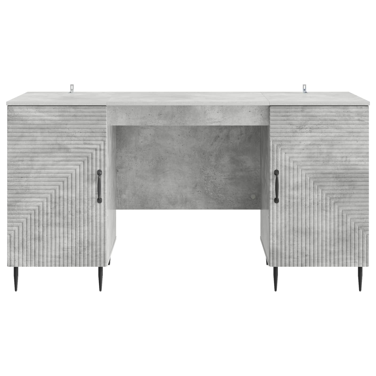 Bureau Gris béton 142,5 x 50 x 75 cm Bois d'ingénierie - XIOS