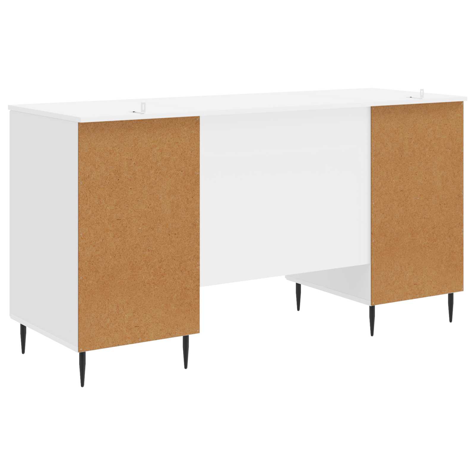 Bureau Blanc brillant 142,5 x 50 x 75 cm Bois d'ingénierie - XIOS