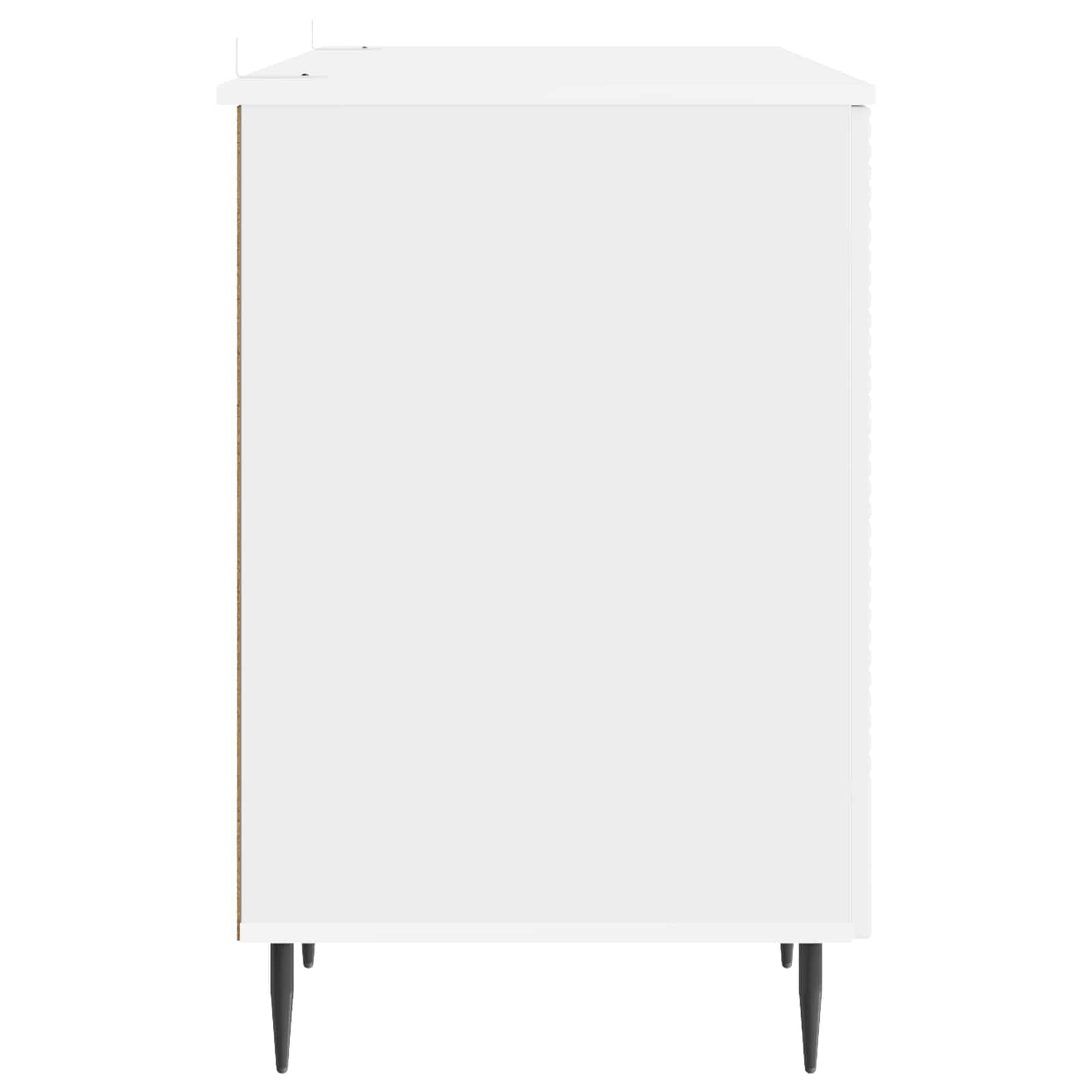 Bureau Blanc brillant 142,5 x 50 x 75 cm Bois d'ingénierie - XIOS