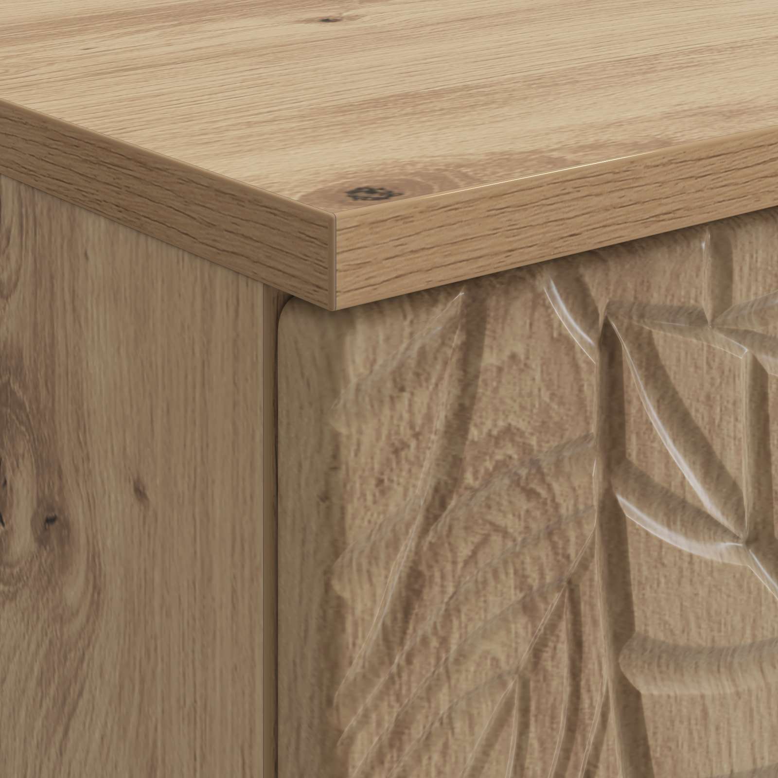 Bureau Chêne artisanal Bois d'ingénierie 142,5 x 50 x 75 cm - XIOS