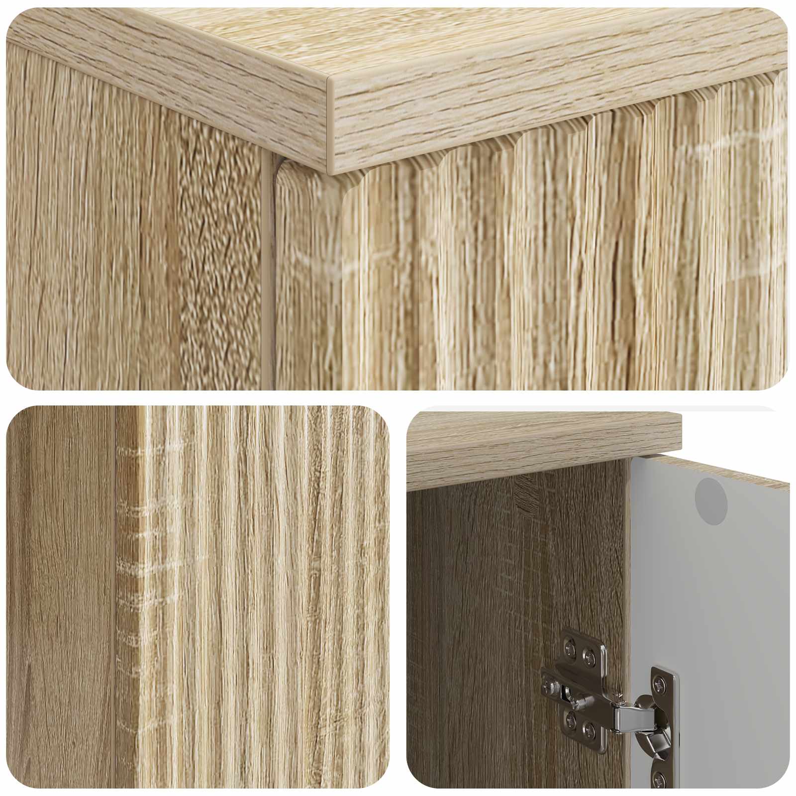 Bureau Chêne Sonoma 142,5 x 50 x 75 cm Bois d'ingénierie - XIOS
