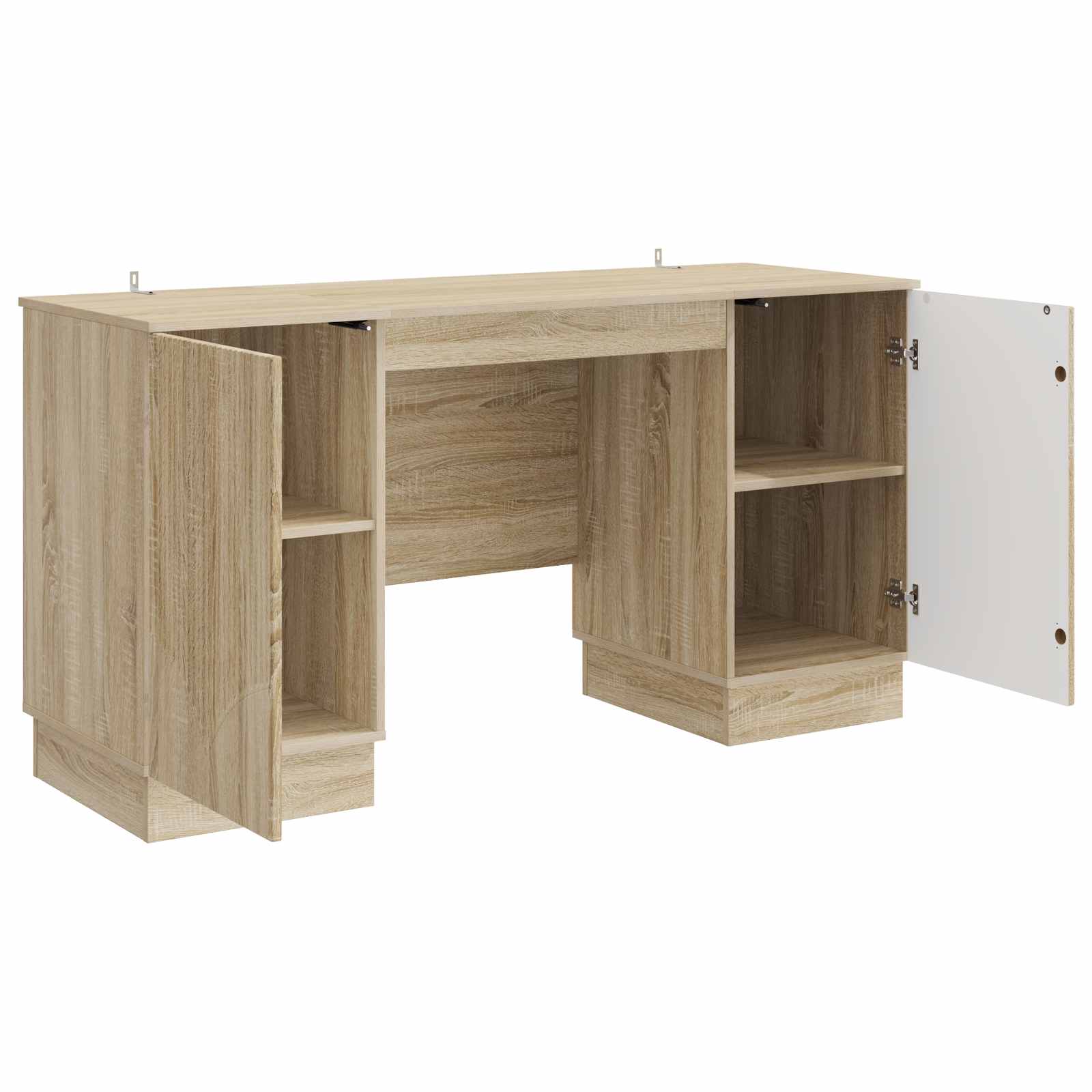 Bureau Chêne Sonoma 142,5 x 50 x 75 cm Bois d'ingénierie - XIOS