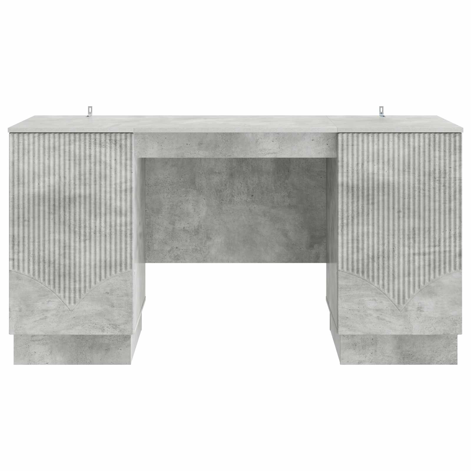 Bureau Gris béton 142,5 x 50 x 75 cm Bois d'ingénierie - XIOS