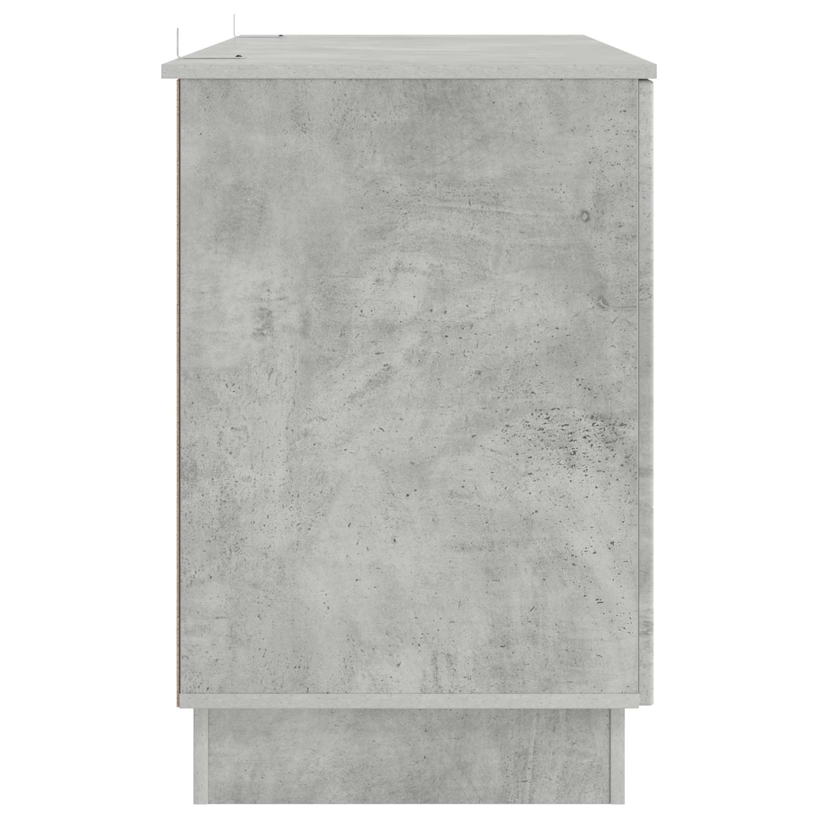 Bureau Gris béton 142,5 x 50 x 75 cm Bois d'ingénierie - XIOS