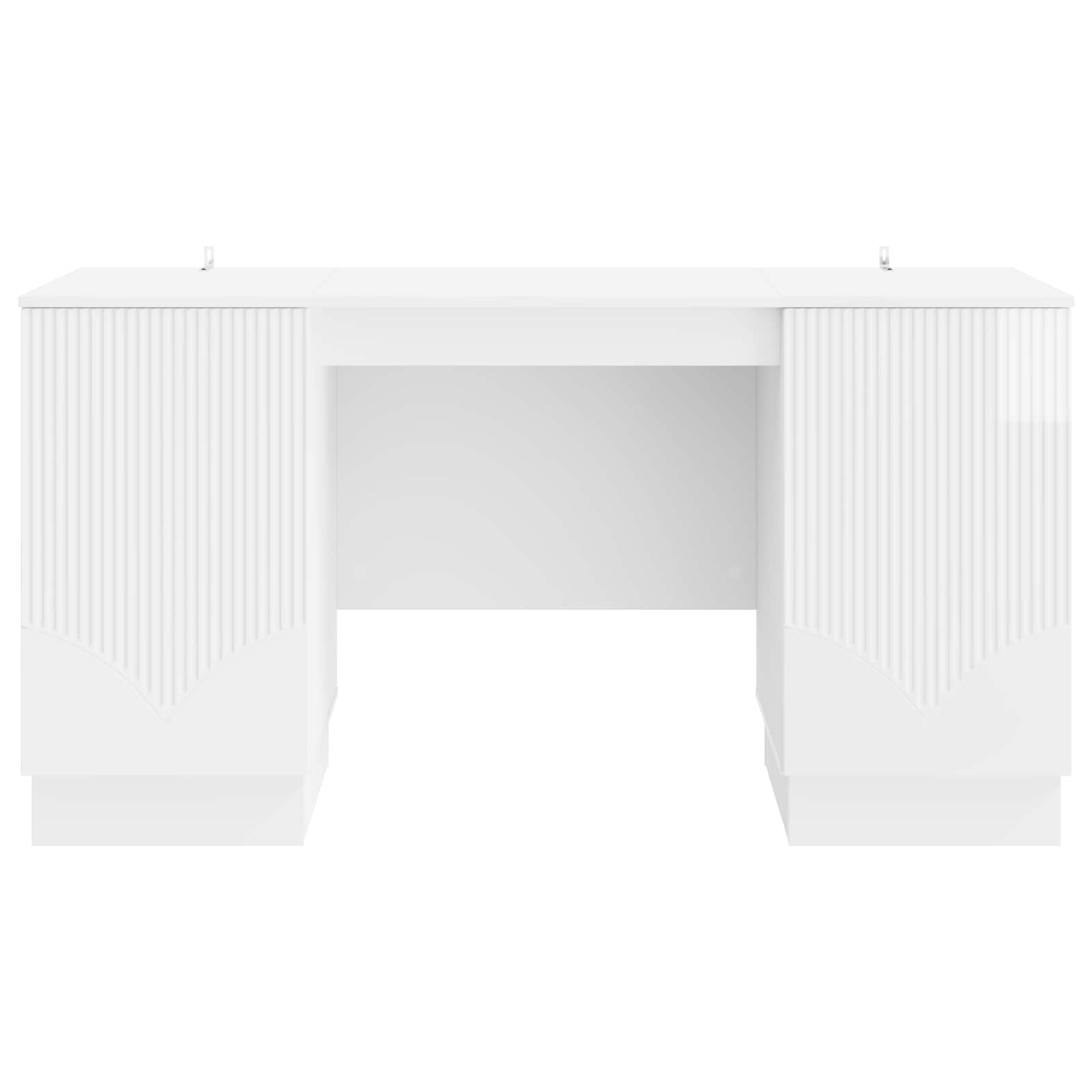 Bureau Blanc brillant 142,5 x 50 x 75 cm Bois d'ingénierie - XIOS