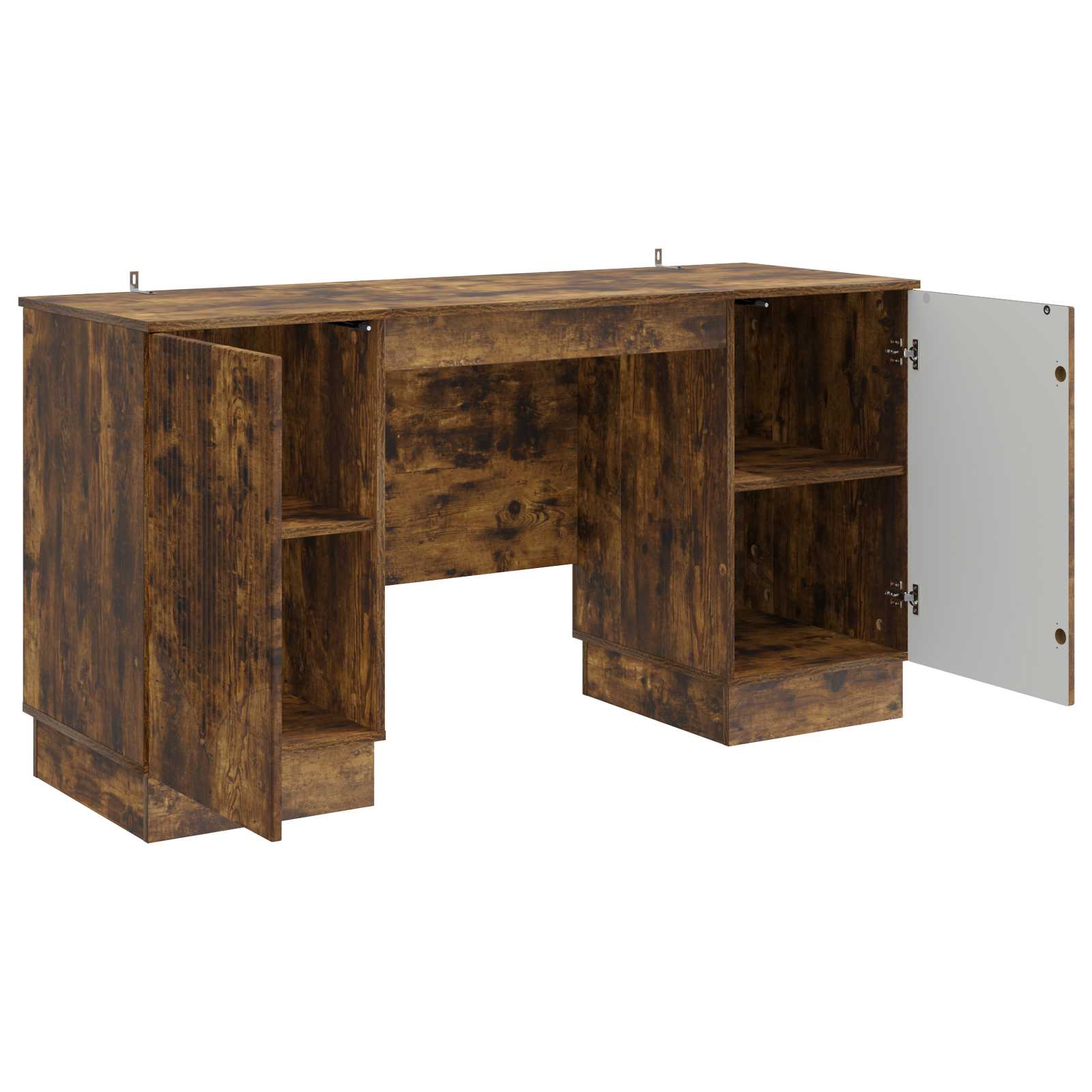 Bureau Chêne fumé 142,5 x 50 x 75 cm Bois d'ingénierie - XIOS