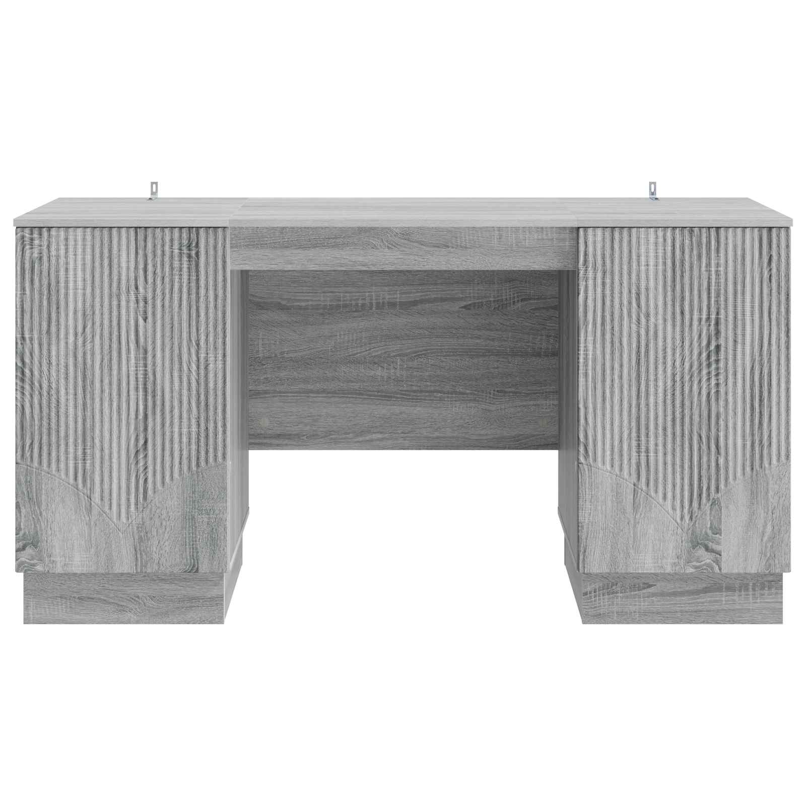 Bureau Sonoma gris 142,5 x 50 x 75 cm Bois d'ingénierie - XIOS