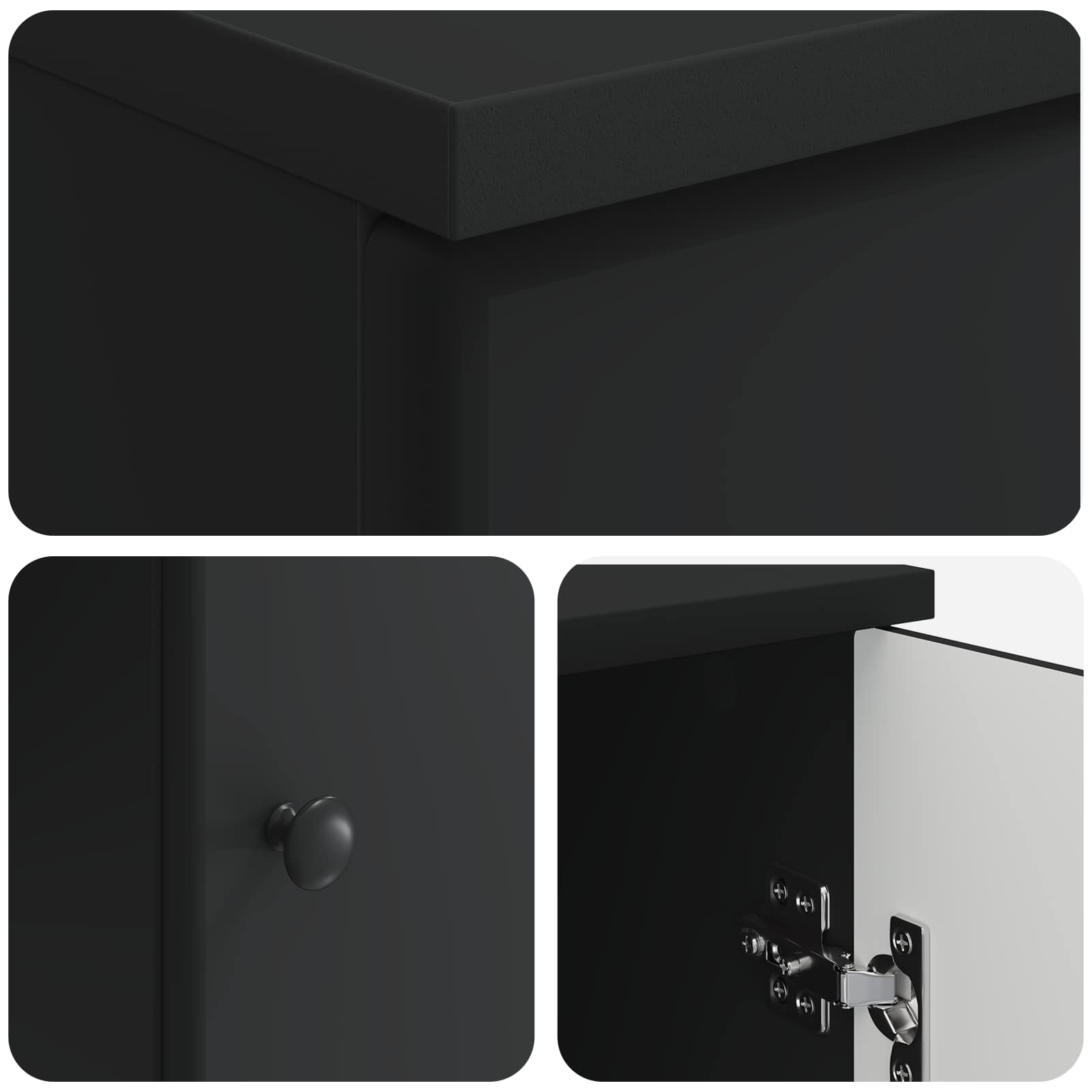 Bureau avec étagère Noir 142,5 x 50 x 75 cm Bois d'ingénierie - XIOS