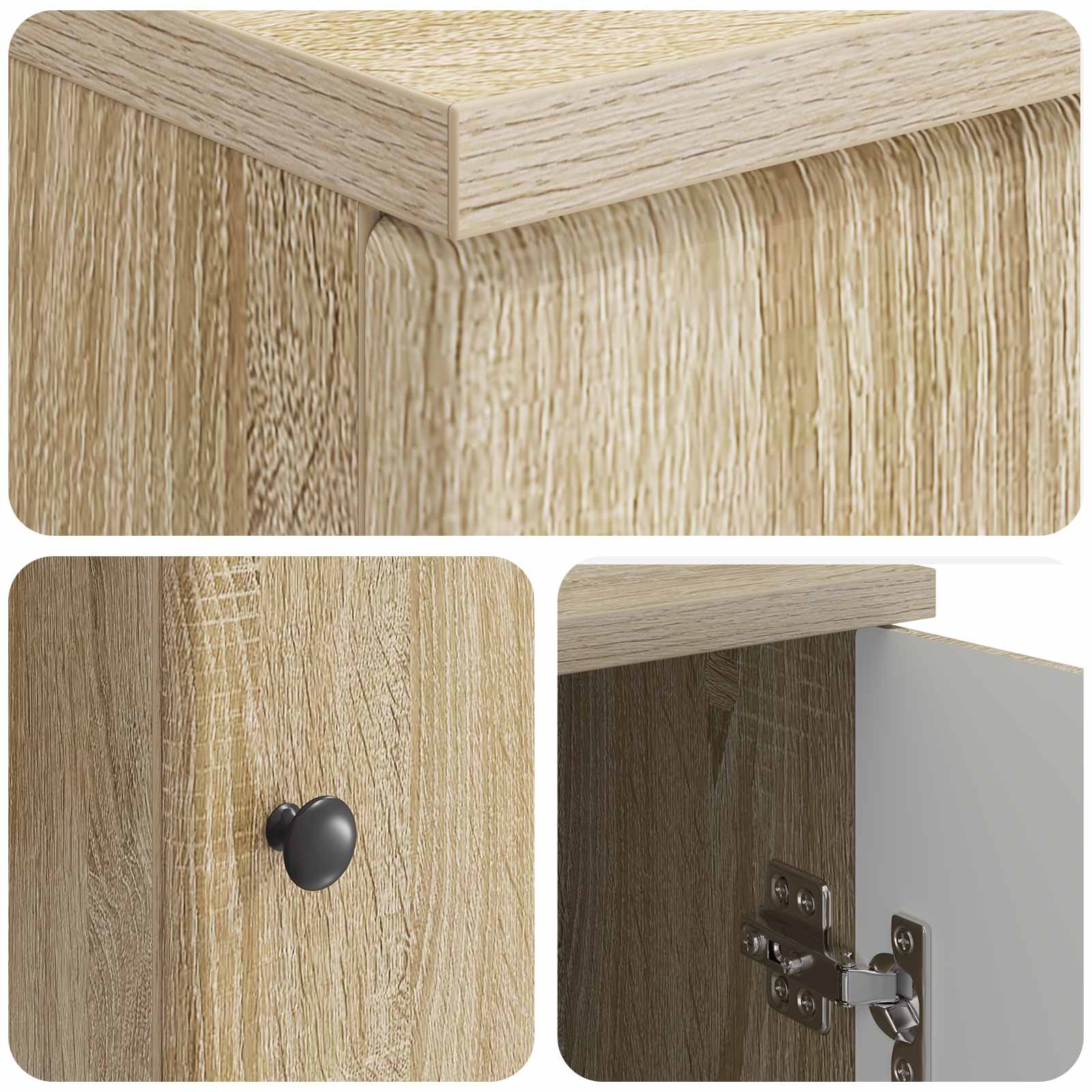 Bureau Chêne Sonoma 142,5 x 50 x 75 cm Bois d'ingénierie - XIOS