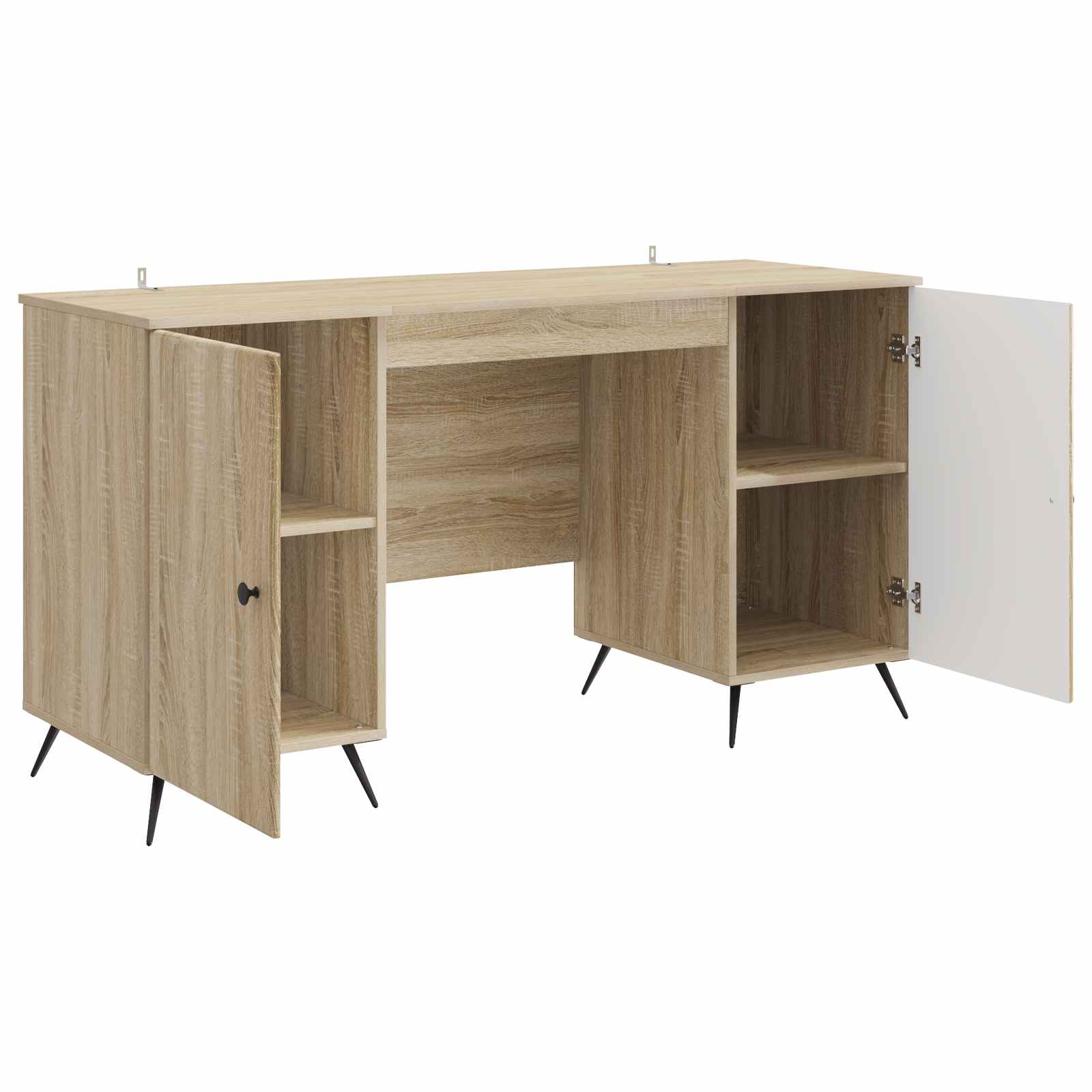 Bureau Chêne Sonoma 142,5 x 50 x 75 cm Bois d'ingénierie - XIOS