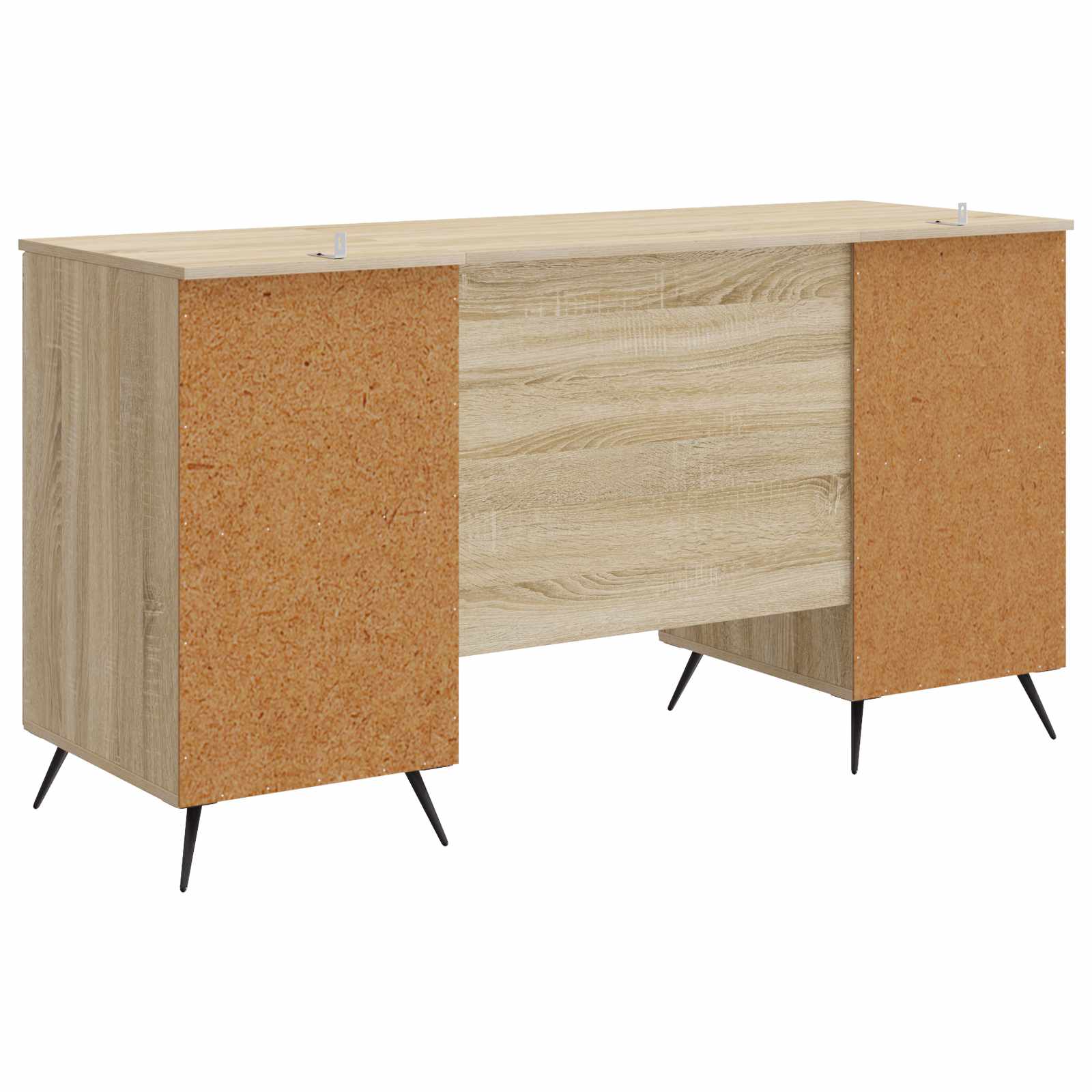 Bureau Chêne Sonoma 142,5 x 50 x 75 cm Bois d'ingénierie - XIOS