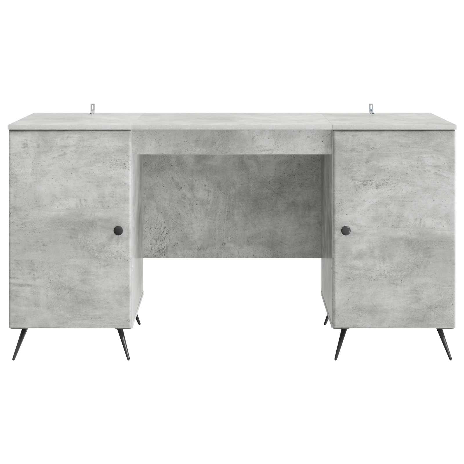 Bureau Gris béton 142,5 x 50 x 75 cm Bois d'ingénierie - XIOS