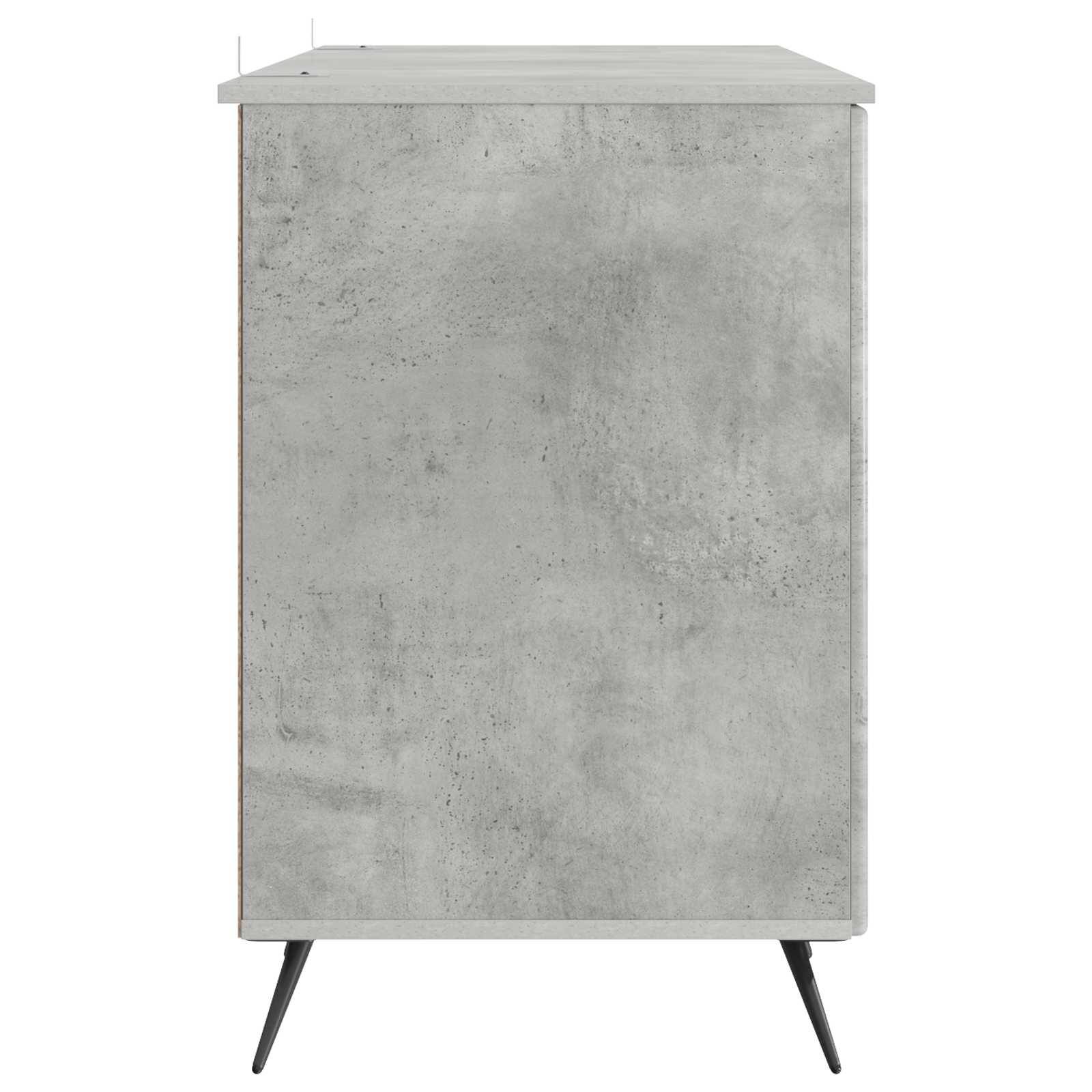 Bureau Gris béton 142,5 x 50 x 75 cm Bois d'ingénierie - XIOS