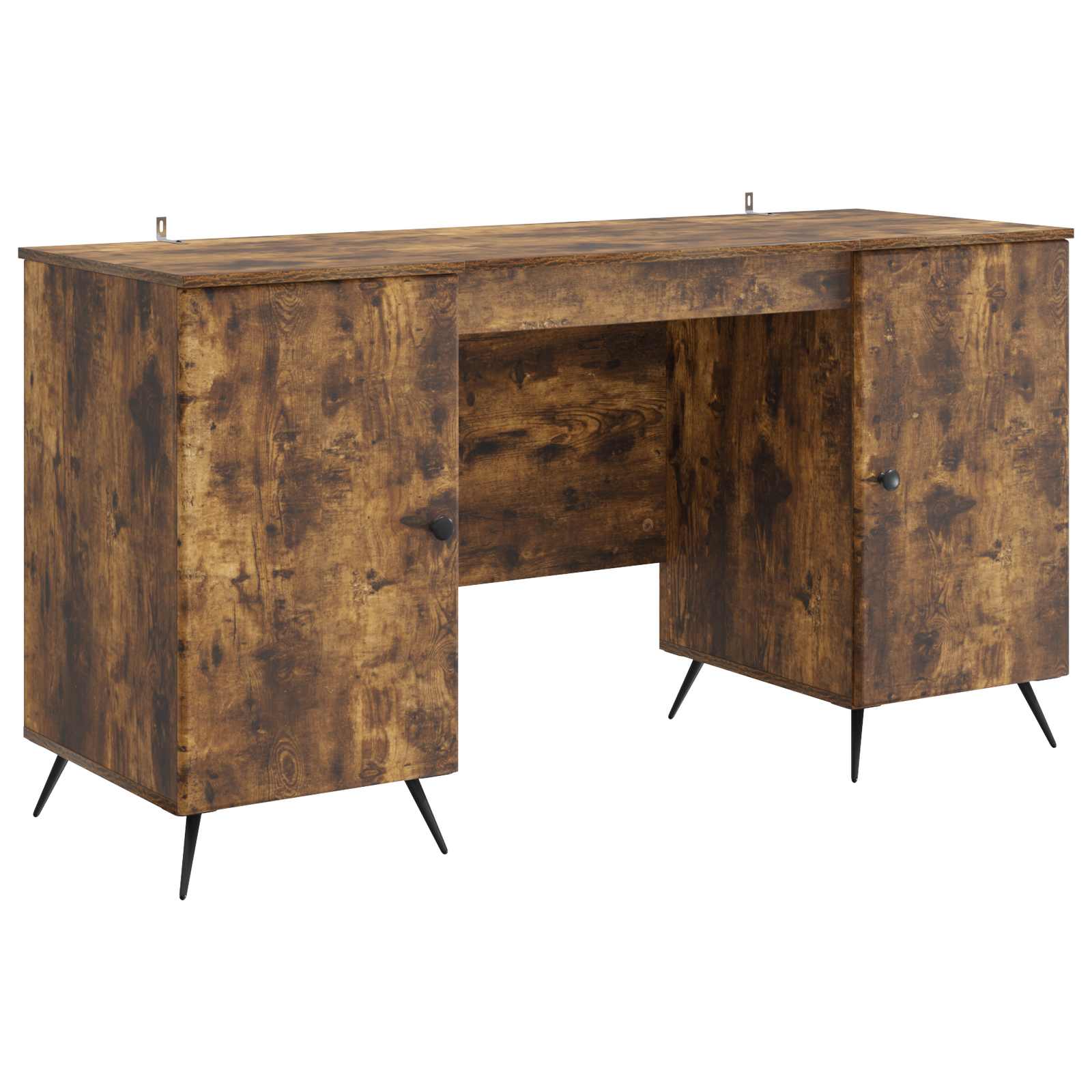 Bureau Chêne fumé 142,5 x 50 x 75 cm Bois d'ingénierie