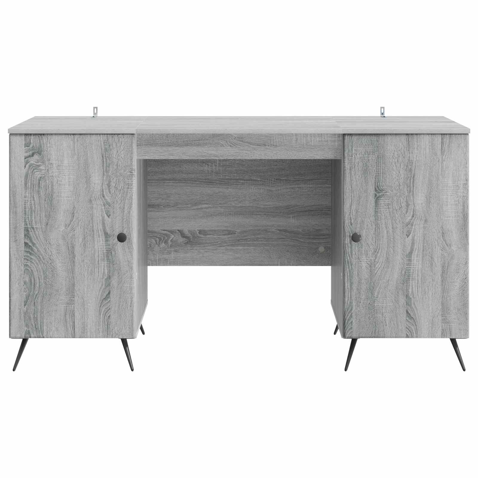 Bureau Sonoma gris 142,5 x 50 x 75 cm Bois d'ingénierie - XIOS