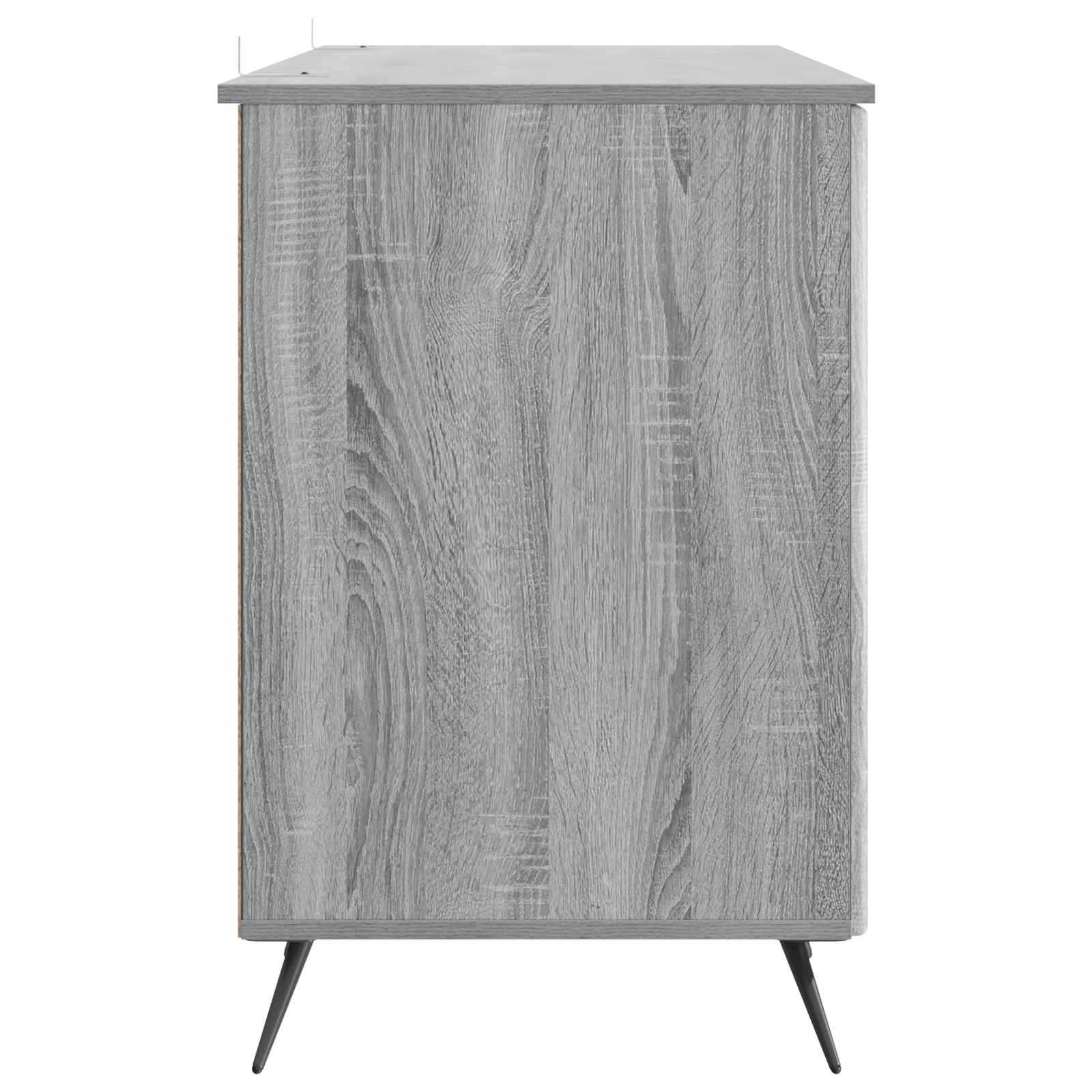 Bureau Sonoma gris 142,5 x 50 x 75 cm Bois d'ingénierie - XIOS