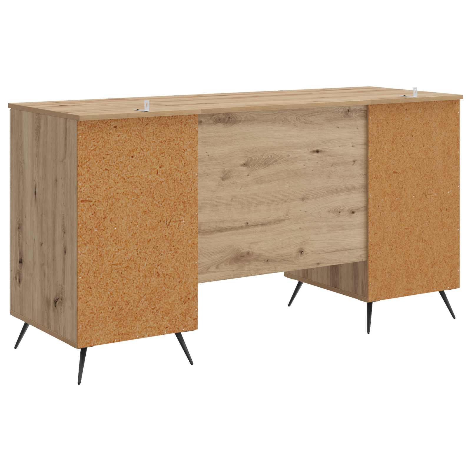 Bureau Chêne artisanal 142,5 x 50 x 75 cm Bois d'ingénierie - XIOS