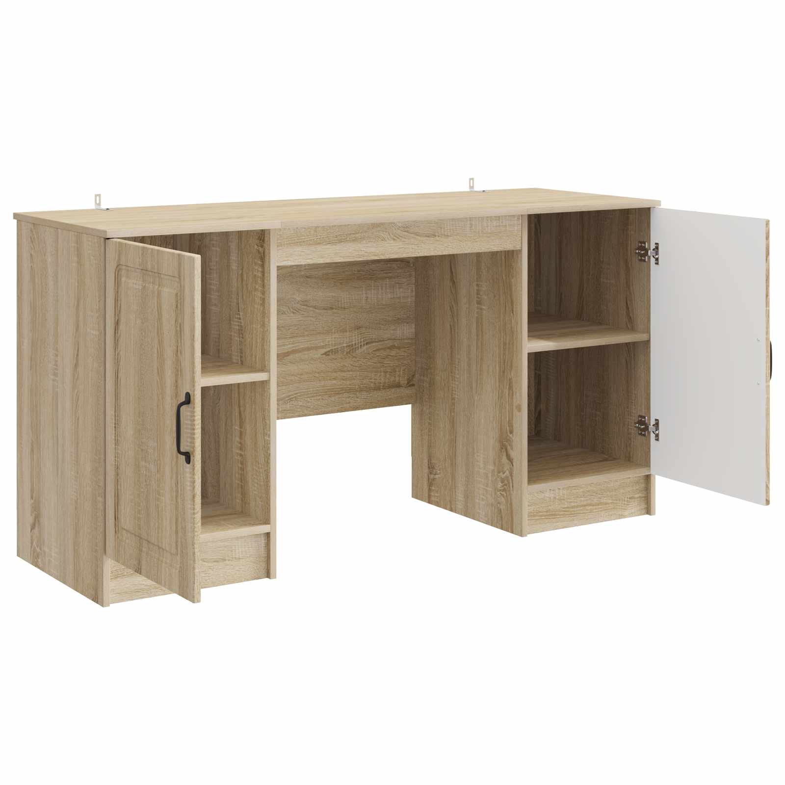 Bureau Chêne Sonoma 142,5 x 50 x 75 cm Bois d'ingénierie - XIOS