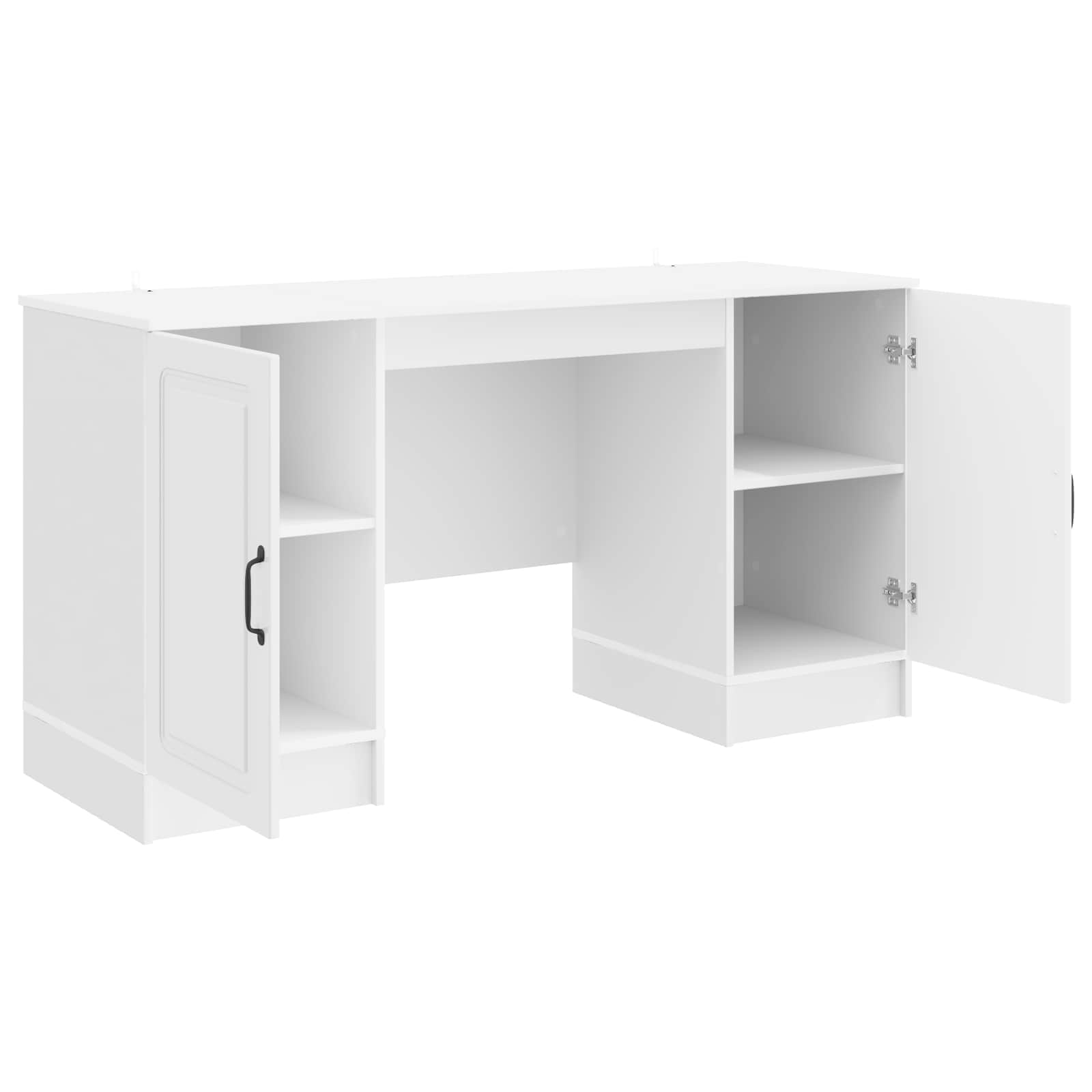 Bureau Blanc brillant 142,5 x 50 x 75 cm Bois d'ingénierie - XIOS