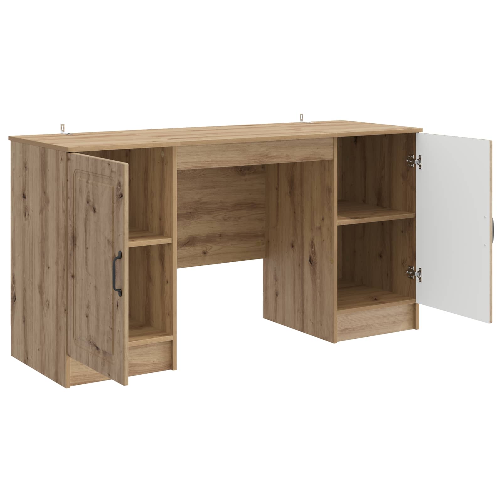 Bureau Chêne artisanal 142,5 x 50 x 75 cm Bois d'ingénierie - XIOS