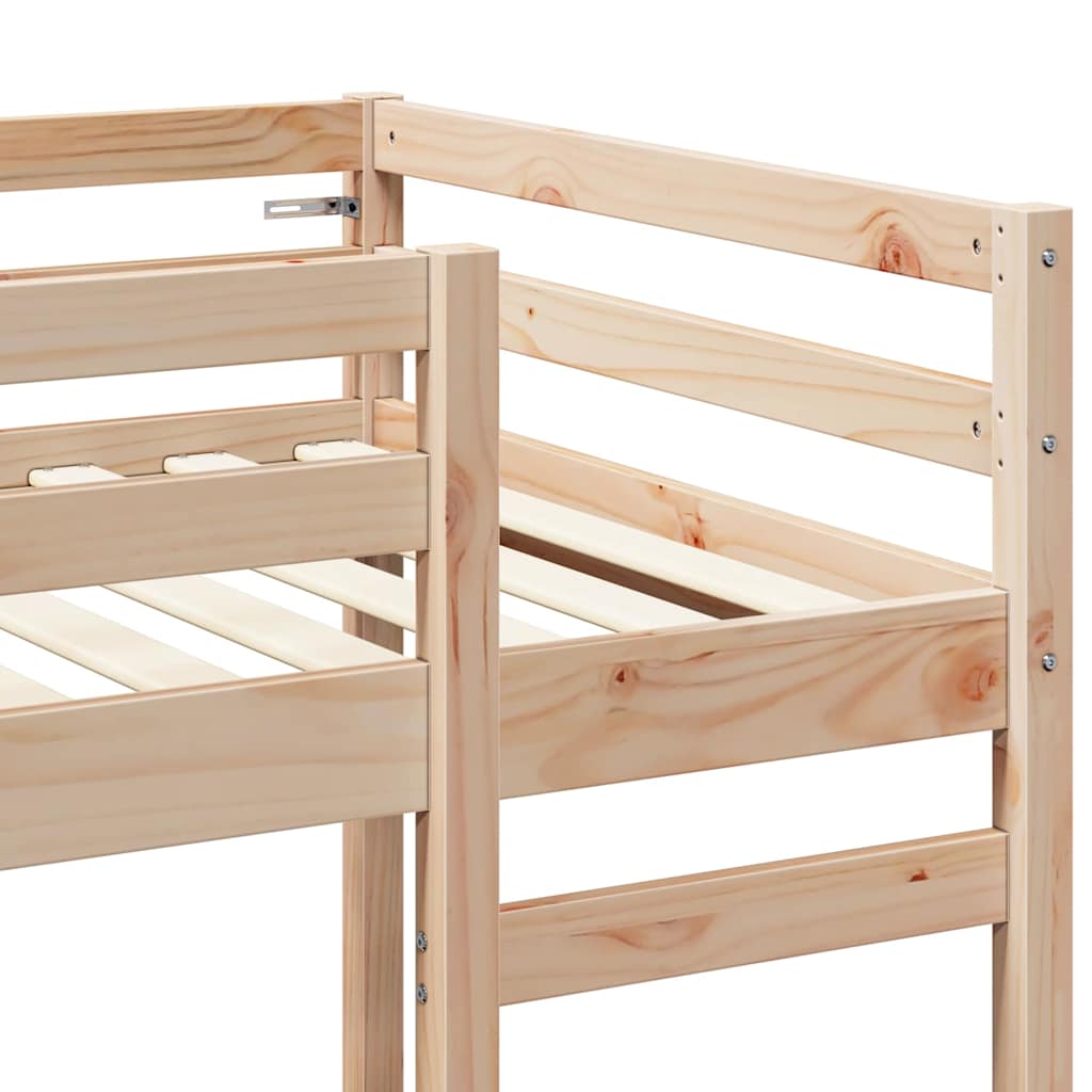 Cadre de lit mezzanine Naturel 80 x 200 cm Pin massif - XIOS
