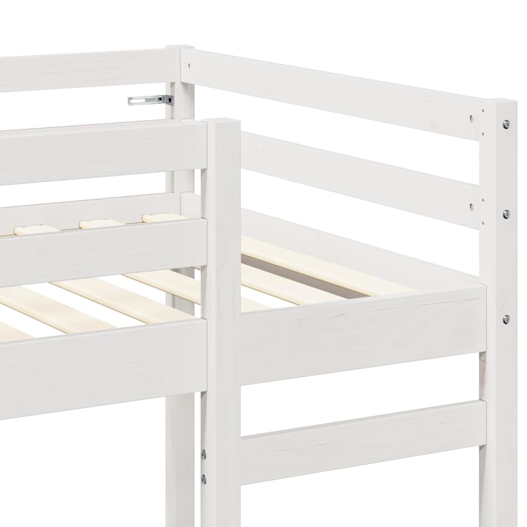 Cadre de lit mezzanine Blanc 75 x 190 cm Pin massif - XIOS