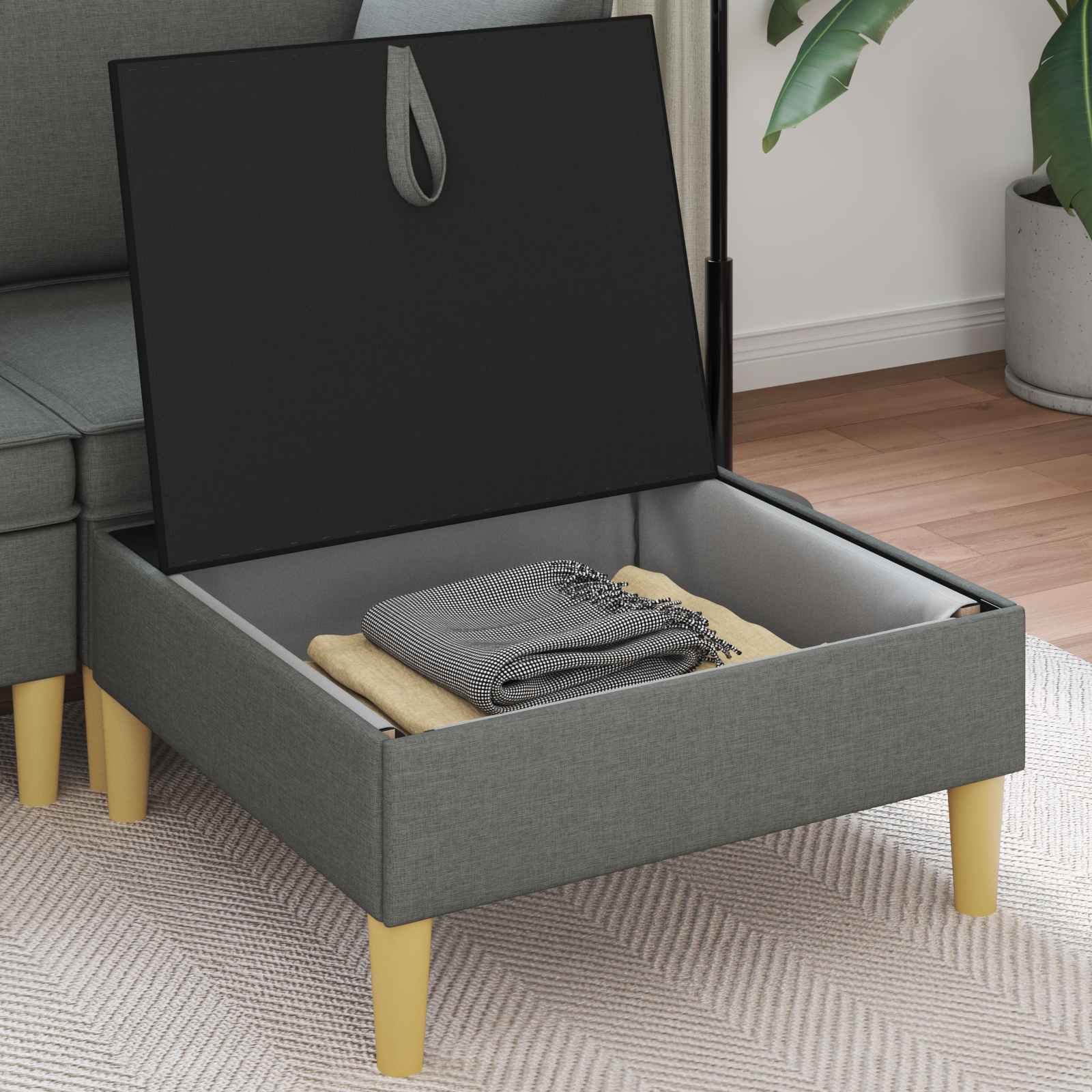 Sofa avec rangement Tissu - XIOS
