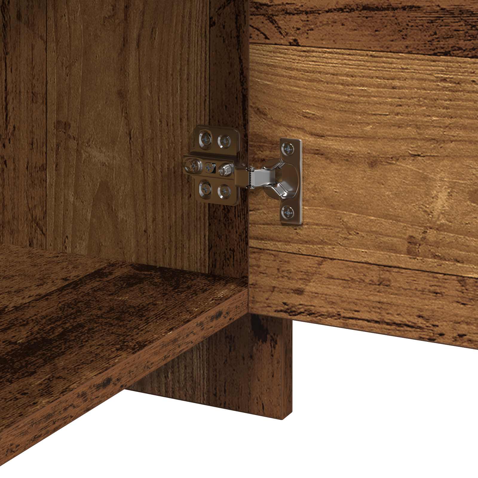 Cabinet de chevet Bois ancien 45 x 34 x 44,5 cm - XIOS