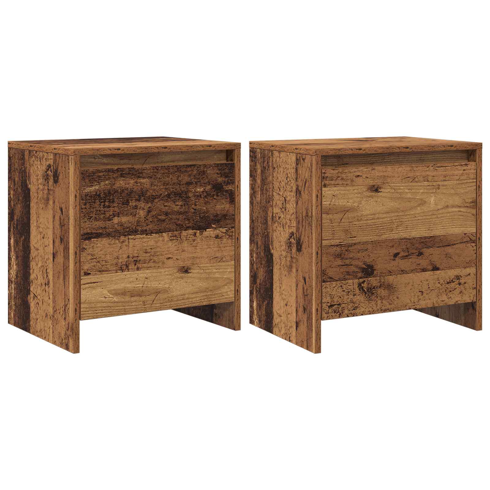 Cabinet de chevet Bois ancien 45 x 34 x 44,5 cm - XIOS
