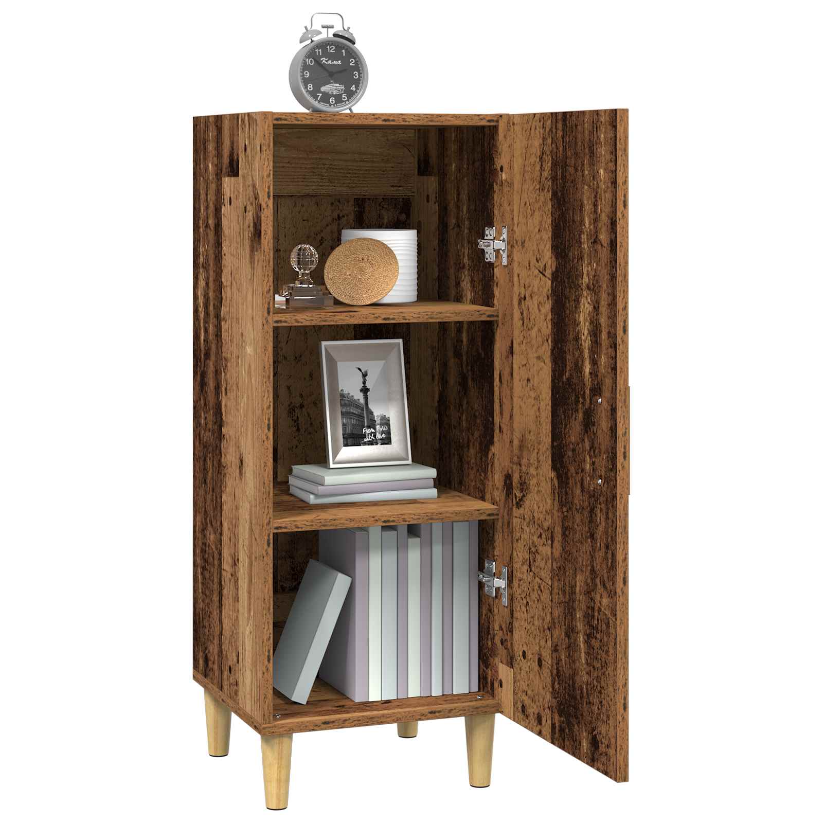 Buffet Bois Ancien 34,5 x 34 x 90 cm Bois d'ingénierie - XIOS