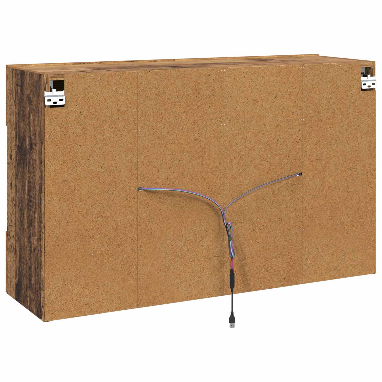 Meuble TV mural Montage mural Bois Ancien 98,5 x 30 x 60,5 cm - XIOS