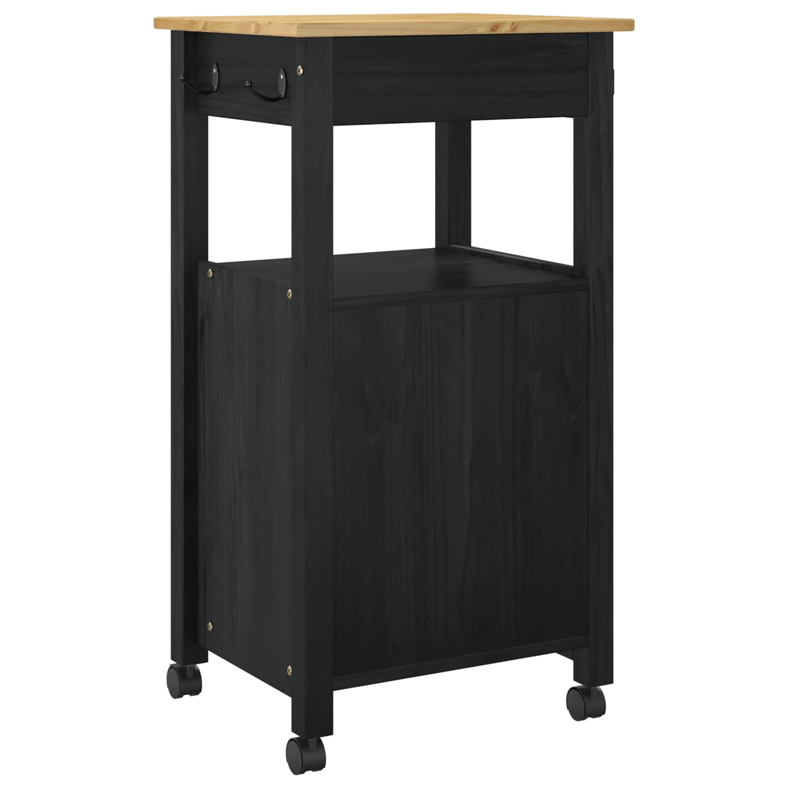 Chariot de cuisine Uni Noir - XIOS